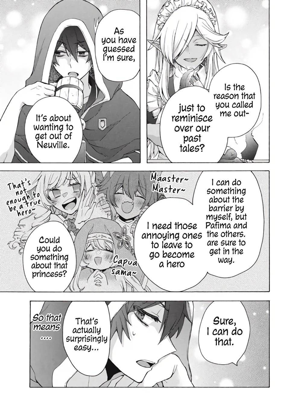 “Kukuku……. Yatsu wa Shiten’nou no Naka Demo Saijaku” to Kaiko sa Reta Ore, Naze ka Yuusha to Seijo no Shishou ni Naru chapter 12.2 page 11