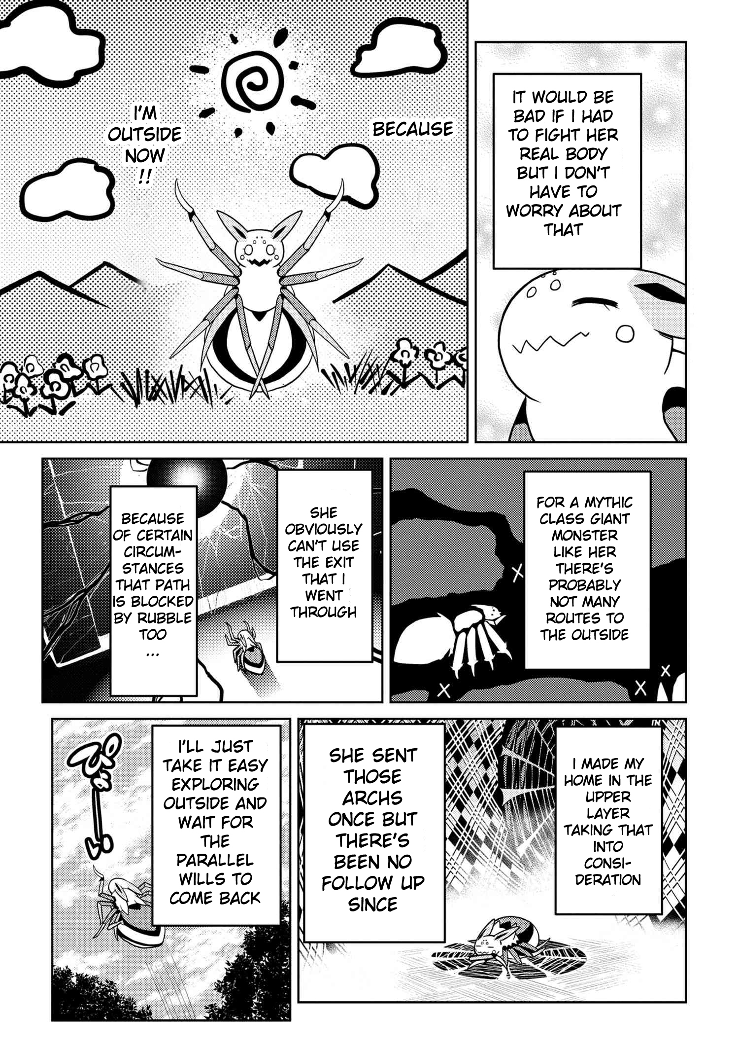 Kumo desu ga, nani ka? I'm a spider, so what? chapter 39.2 page 2