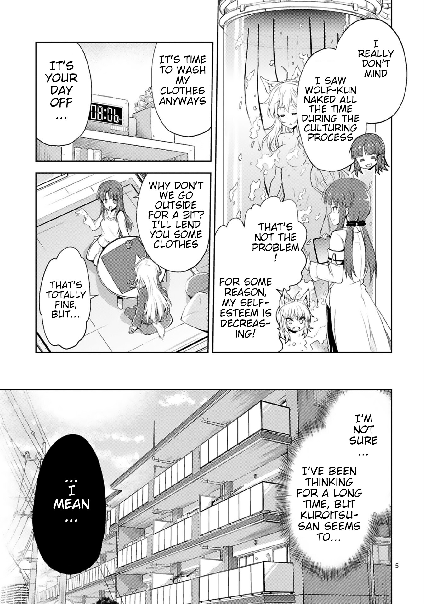 Kuroitsu-san in the Superhuman Research & Development Department chapter 10 page 5