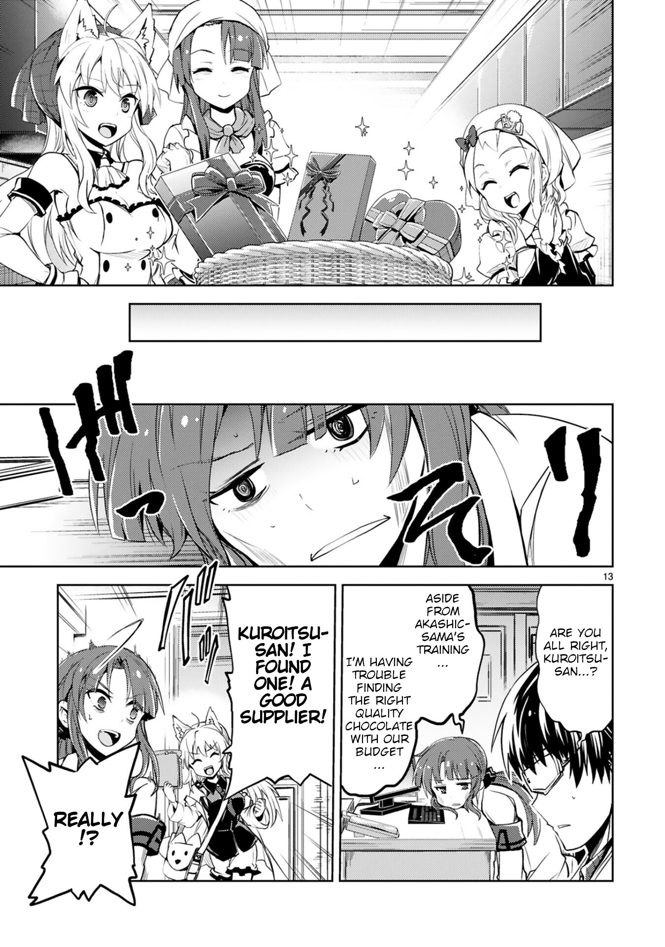 Kuroitsu-san in the Superhuman Research & Development Department chapter 11 page 13