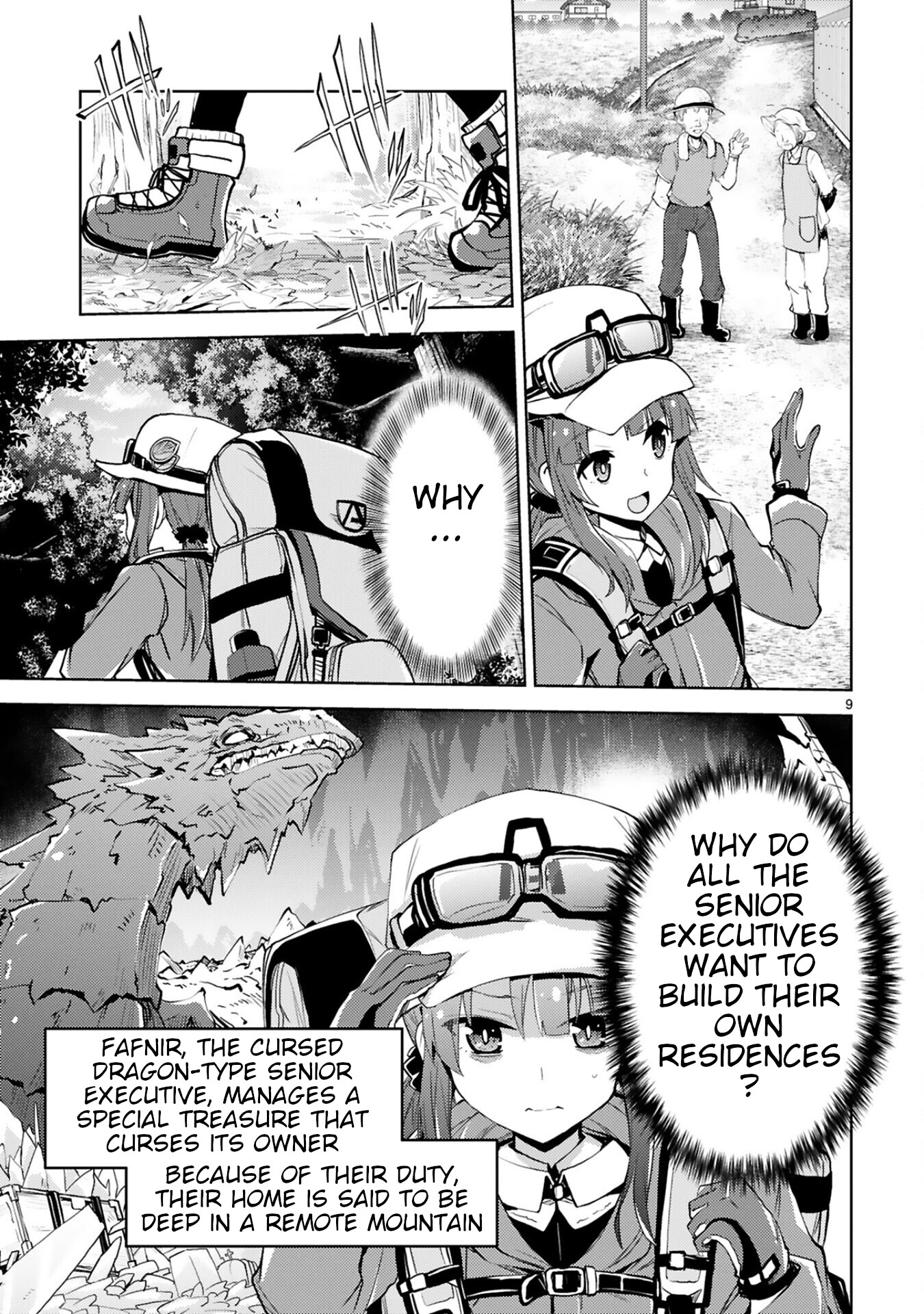 Kuroitsu-san in the Superhuman Research & Development Department chapter 13 page 9