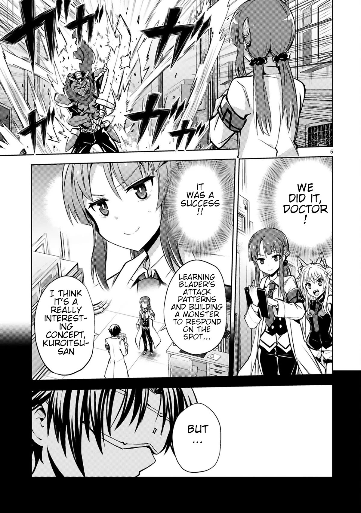 Kuroitsu-san in the Superhuman Research & Development Department chapter 15 page 5