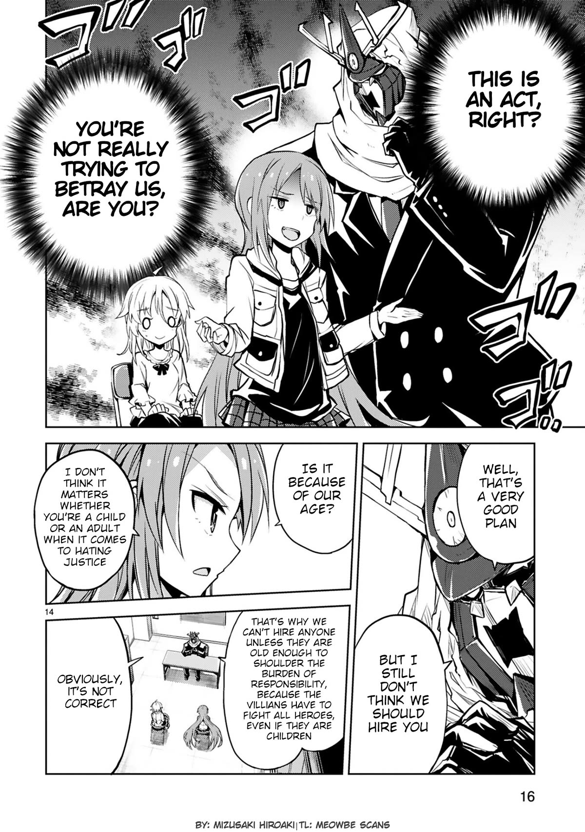 Kuroitsu-san in the Superhuman Research & Development Department chapter 16 page 14