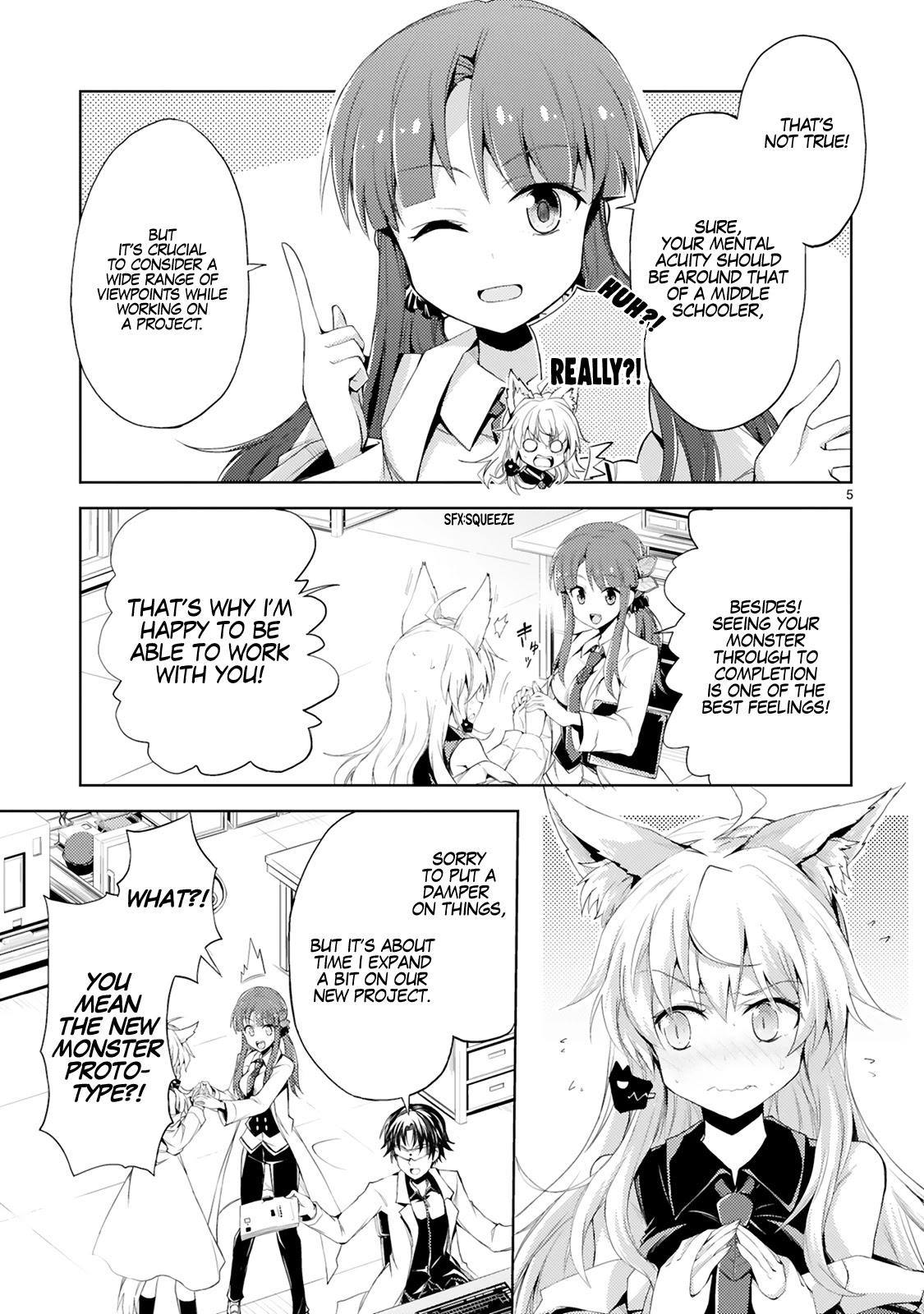 Kuroitsu-san in the Superhuman Research & Development Department chapter 3 page 6