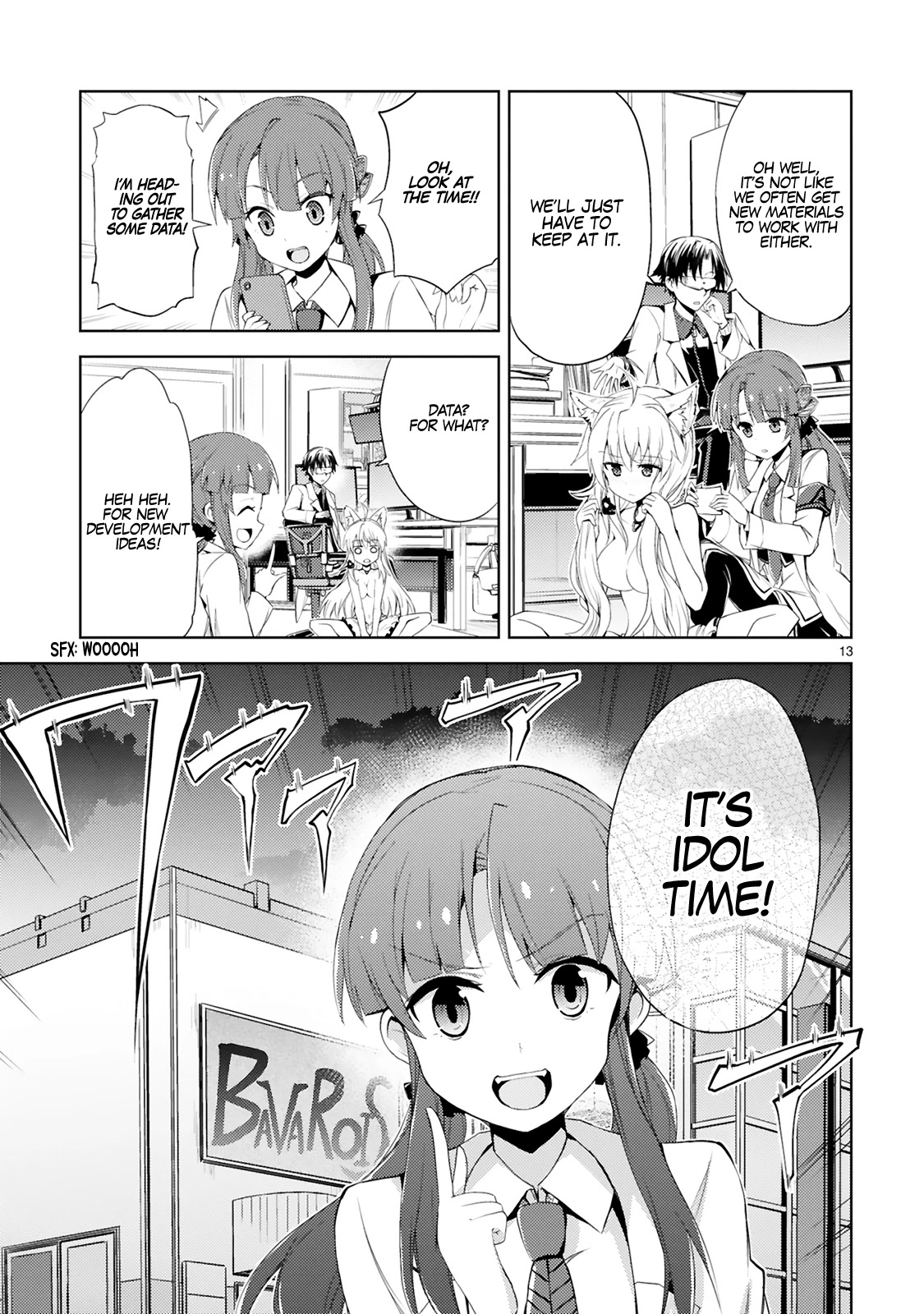 Kuroitsu-san in the Superhuman Research & Development Department chapter 4 page 14