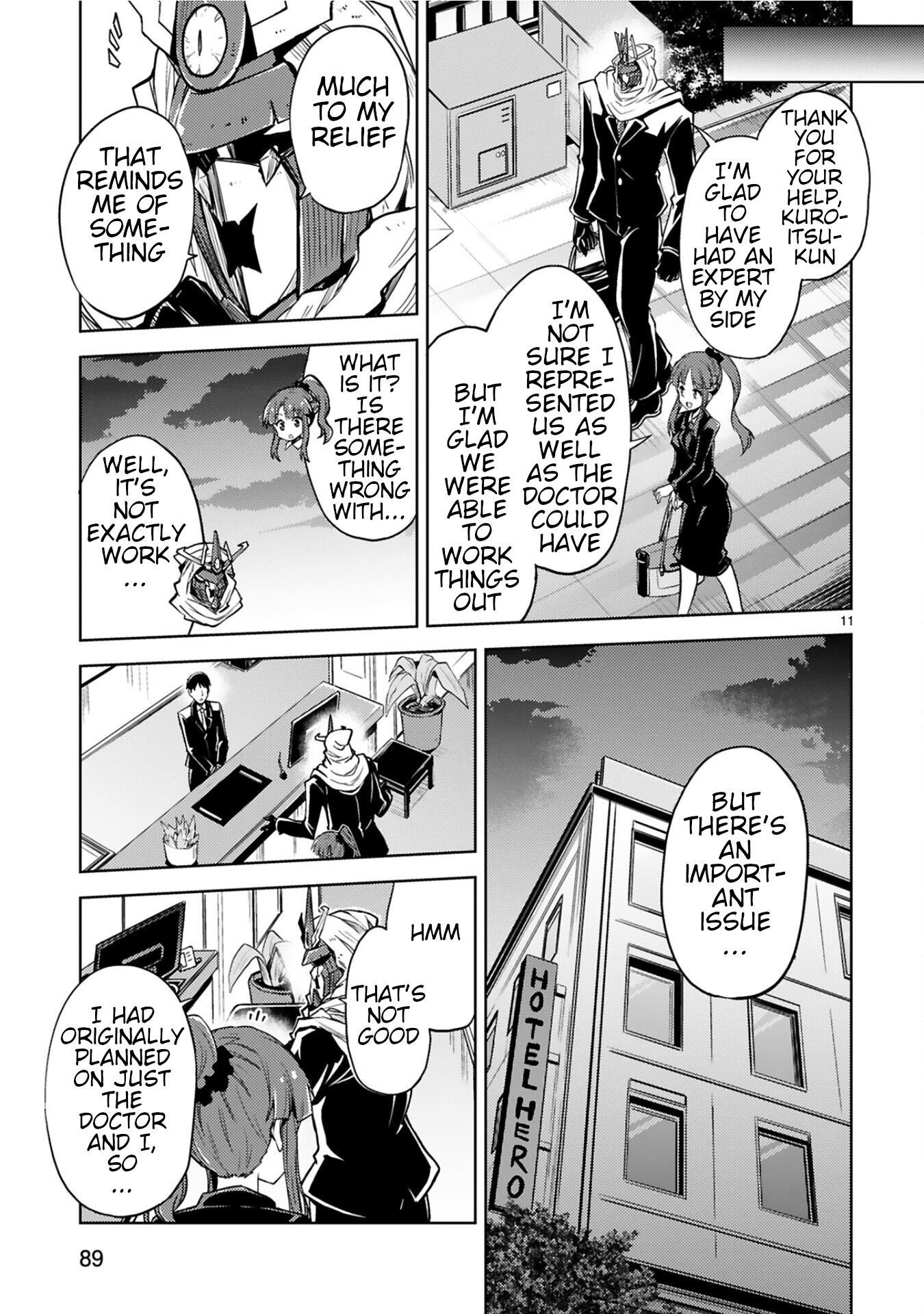 Kuroitsu-san in the Superhuman Research & Development Department chapter 5 page 11