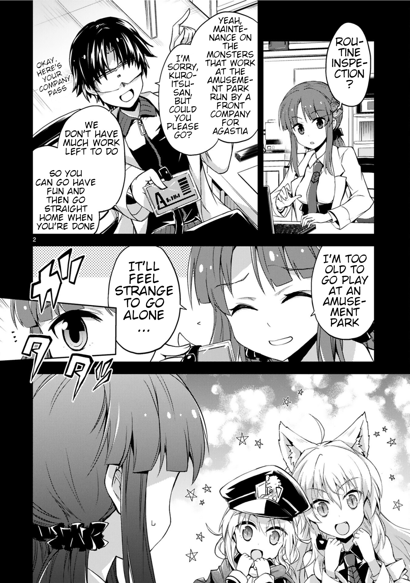 Kuroitsu-san in the Superhuman Research & Development Department chapter 6 page 2