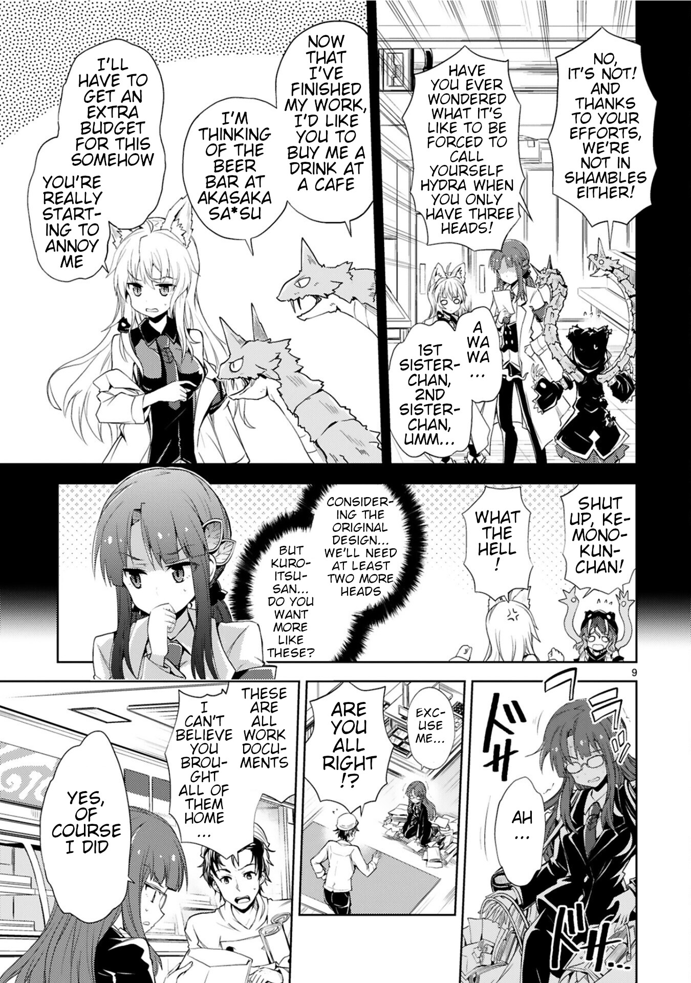 Kuroitsu-san in the Superhuman Research & Development Department chapter 7 page 9