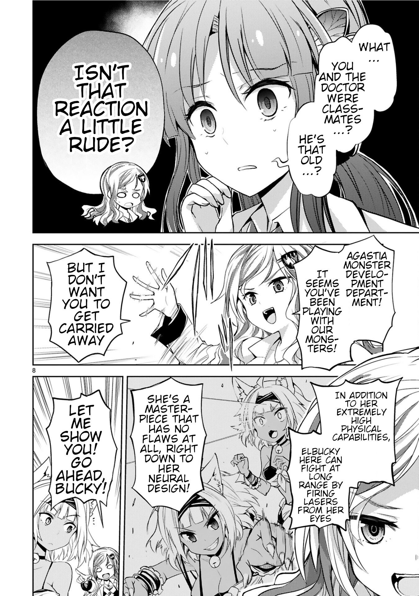 Kuroitsu-san in the Superhuman Research & Development Department chapter 8 page 8