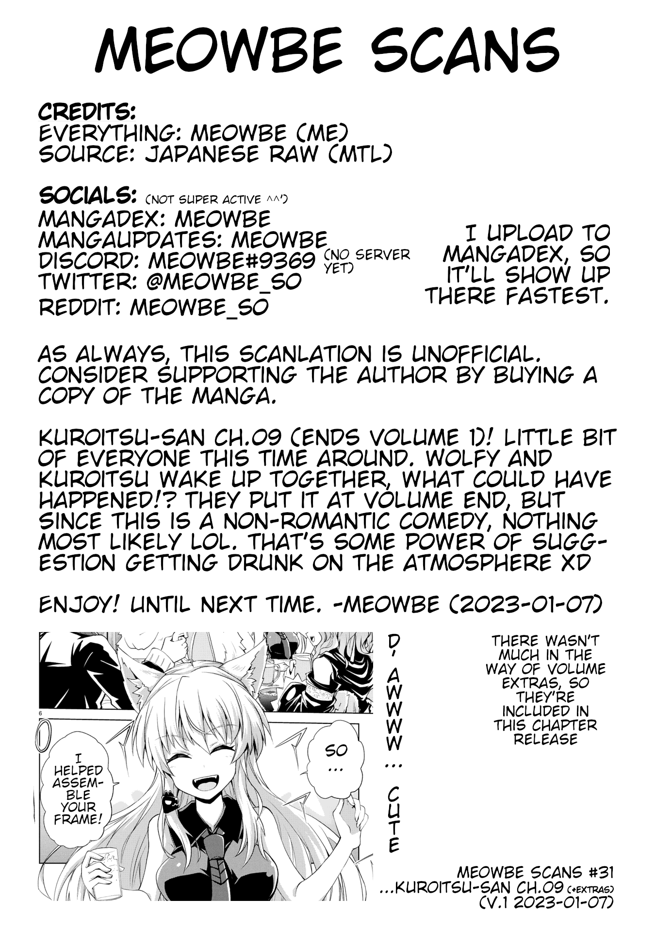 Kuroitsu-san in the Superhuman Research & Development Department chapter 9 page 20