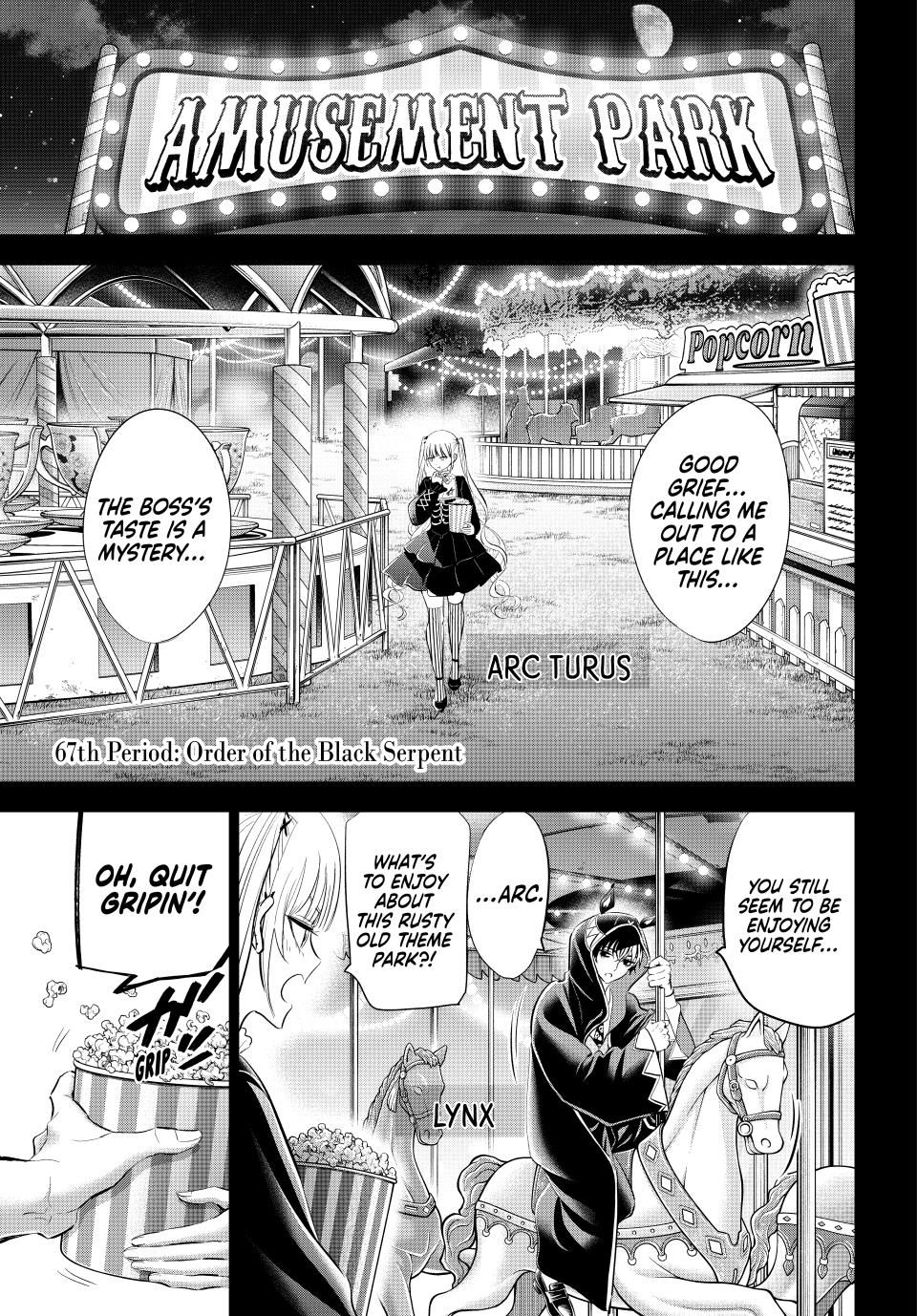 Kuroneko To Majo No Kyoushitsu chapter 67 page 1