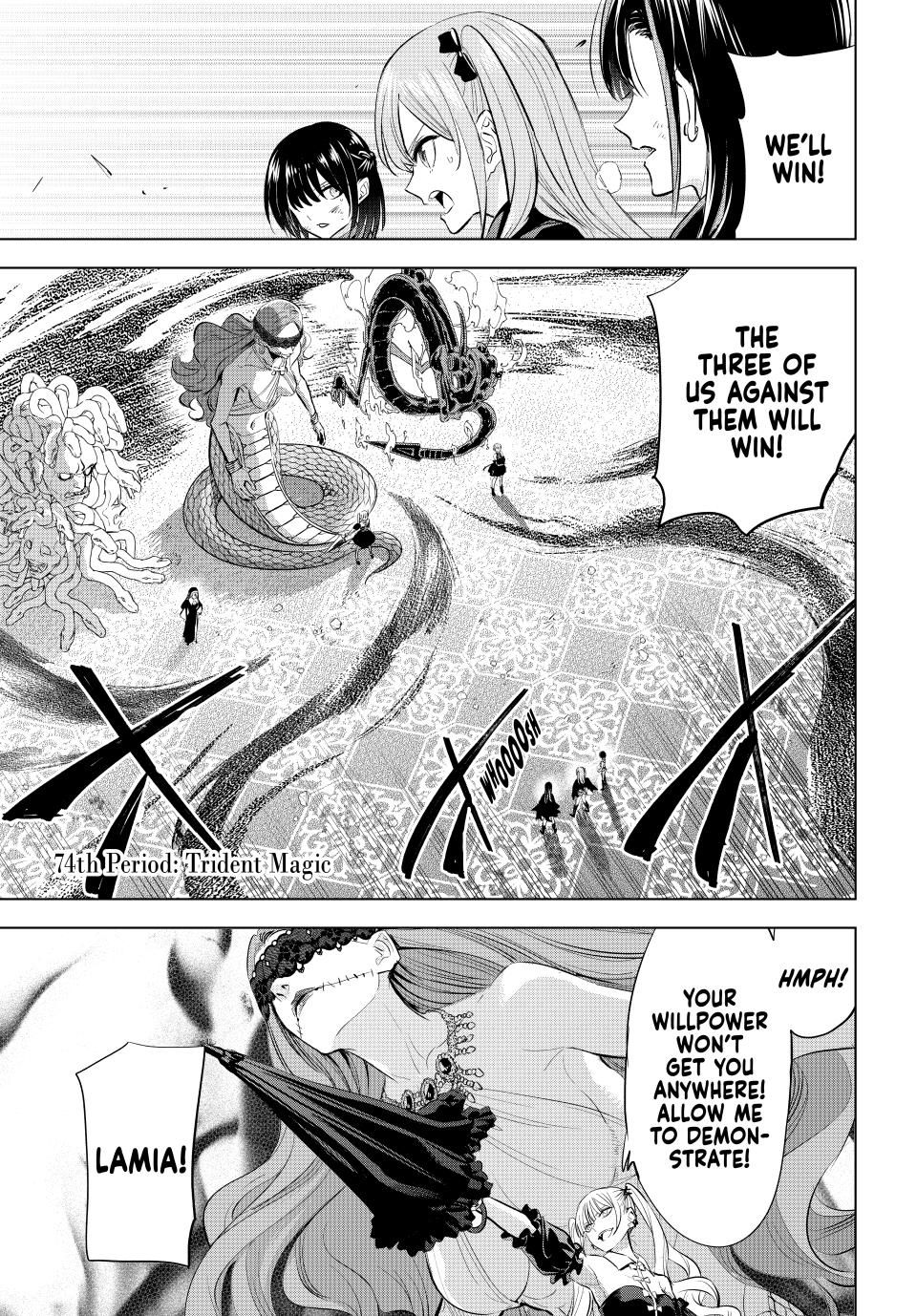 Kuroneko To Majo No Kyoushitsu chapter 74 page 1