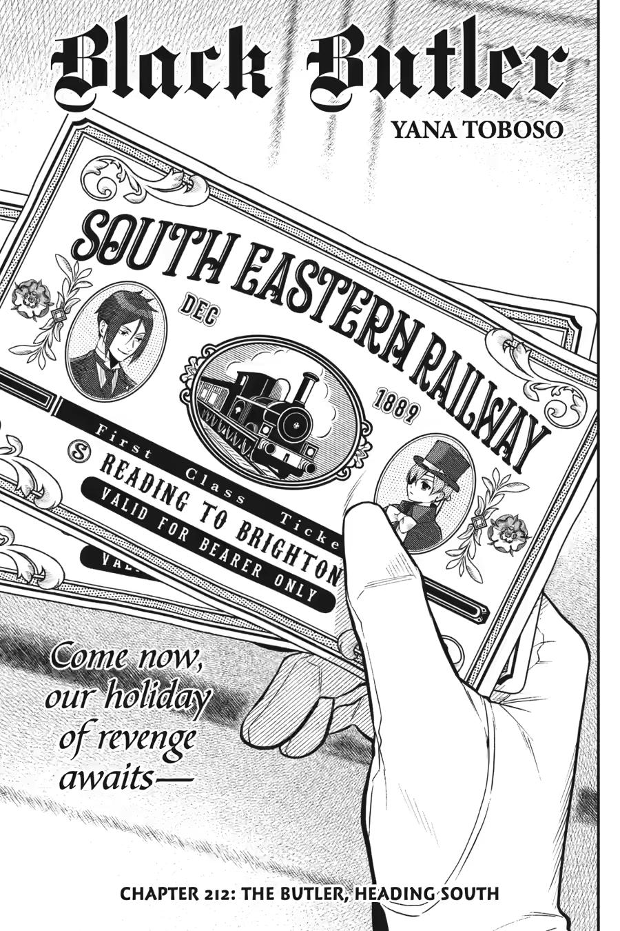 Kuroshitsuji chapter 212 page 1