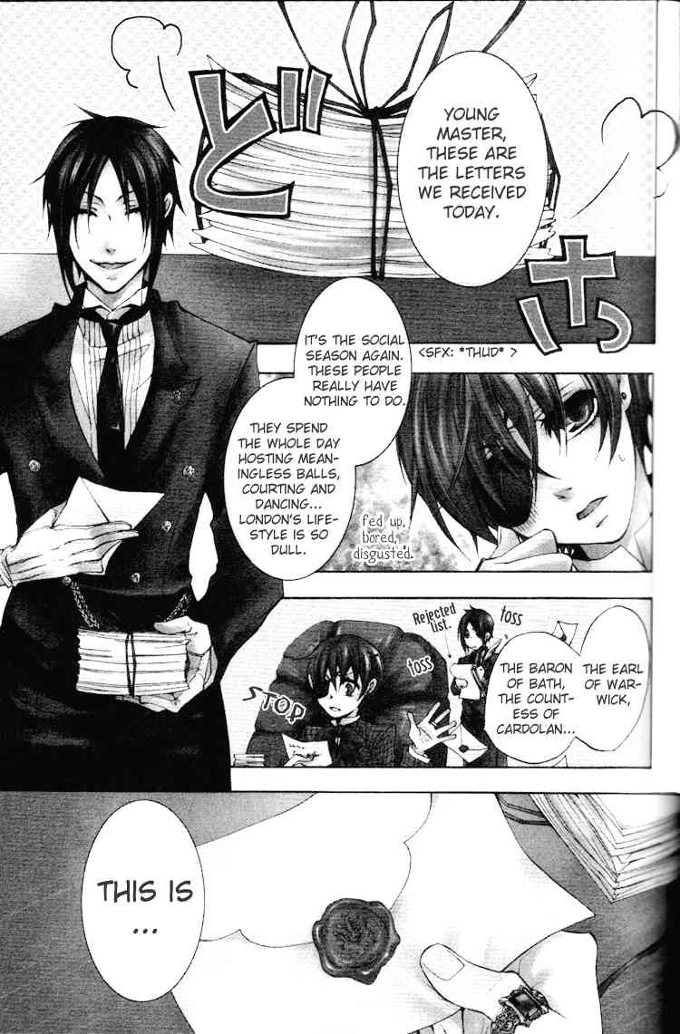Kuroshitsuji chapter 6 page 1