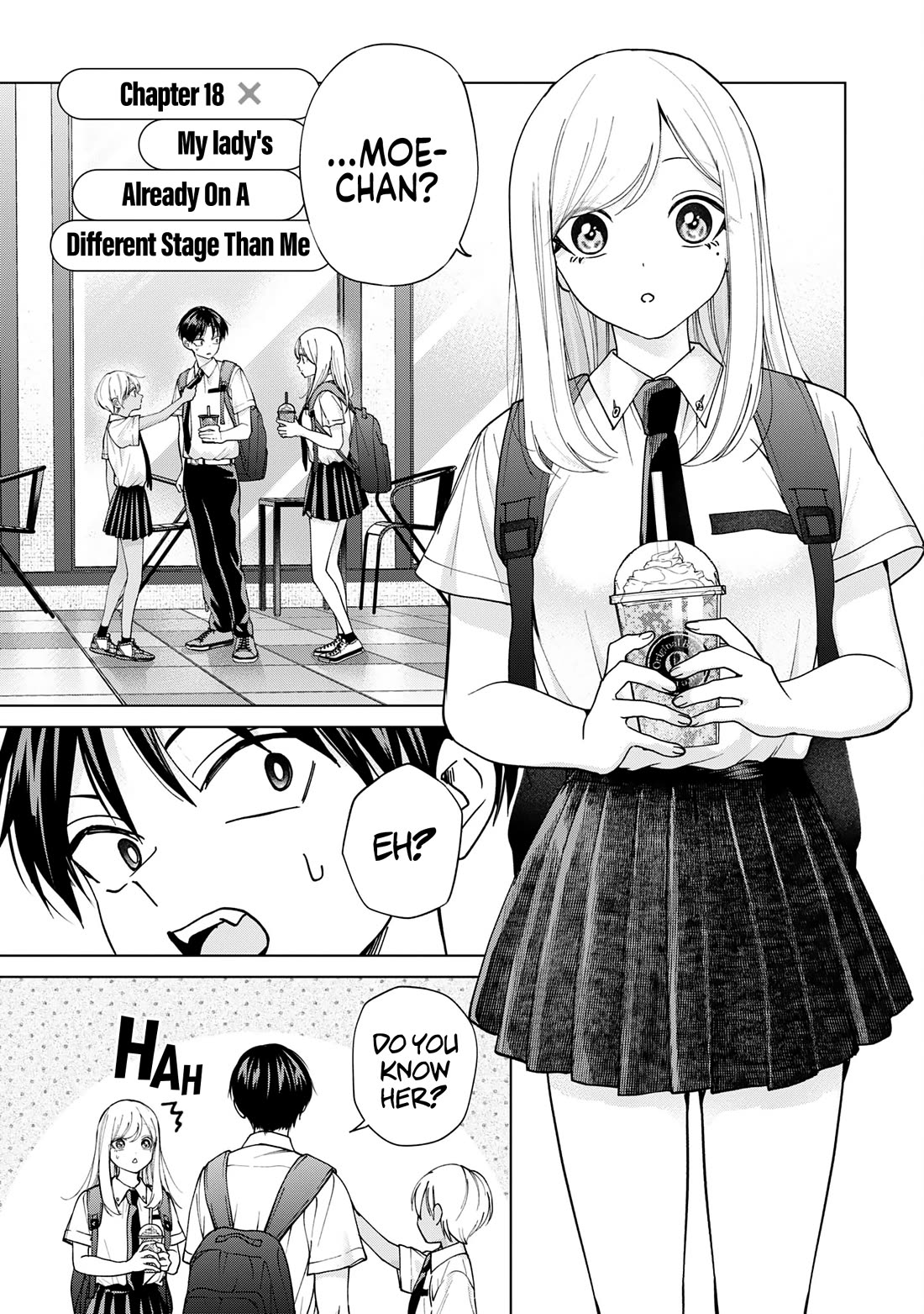 Kusunoki-san Failed to Debut in High School chapter 18 page 1