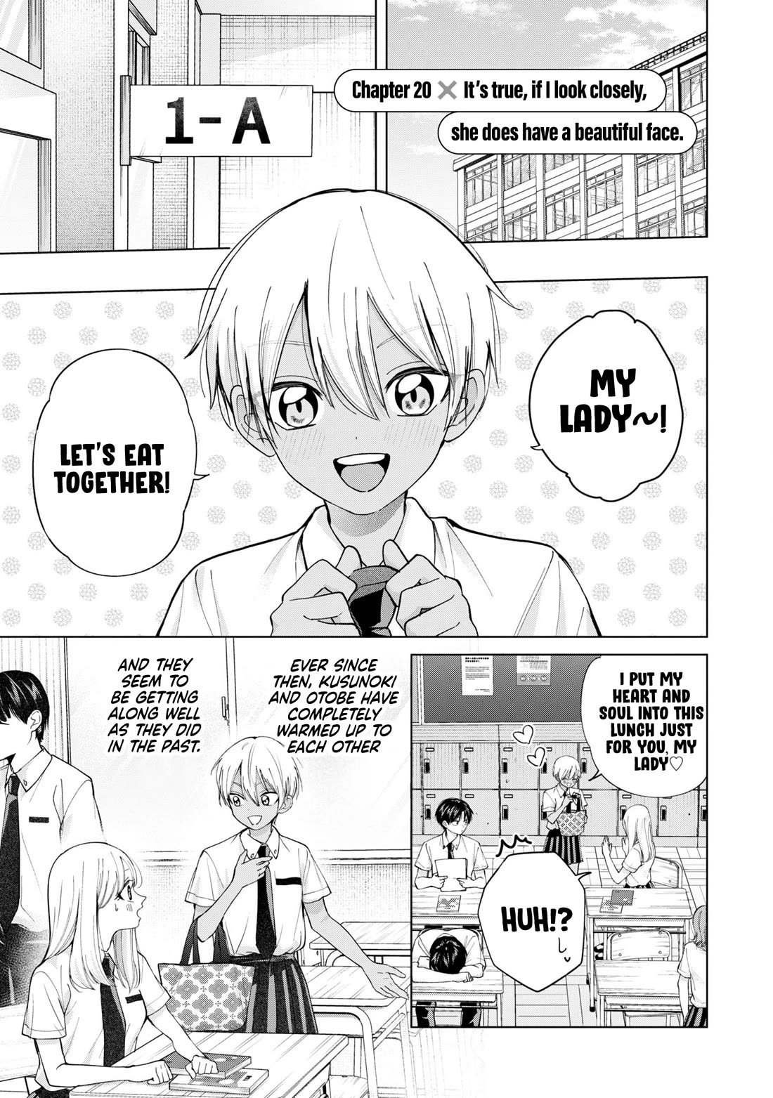 Kusunoki-san Failed to Debut in High School chapter 20 page 1