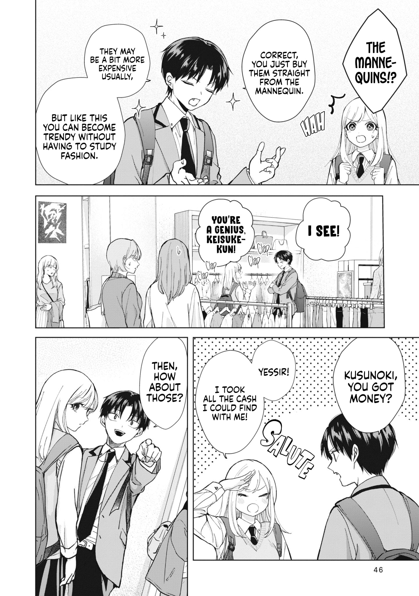 Kusunoki’s Flunking Her High School Glow-Up chapter 10 page 8