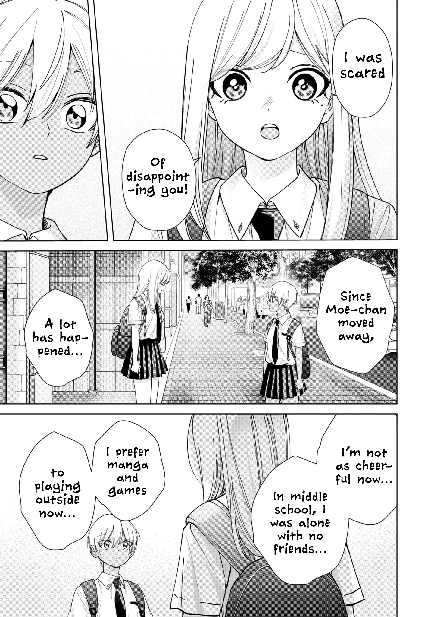 Kusunoki’s Flunking Her High School Glow-Up chapter 19 page 21