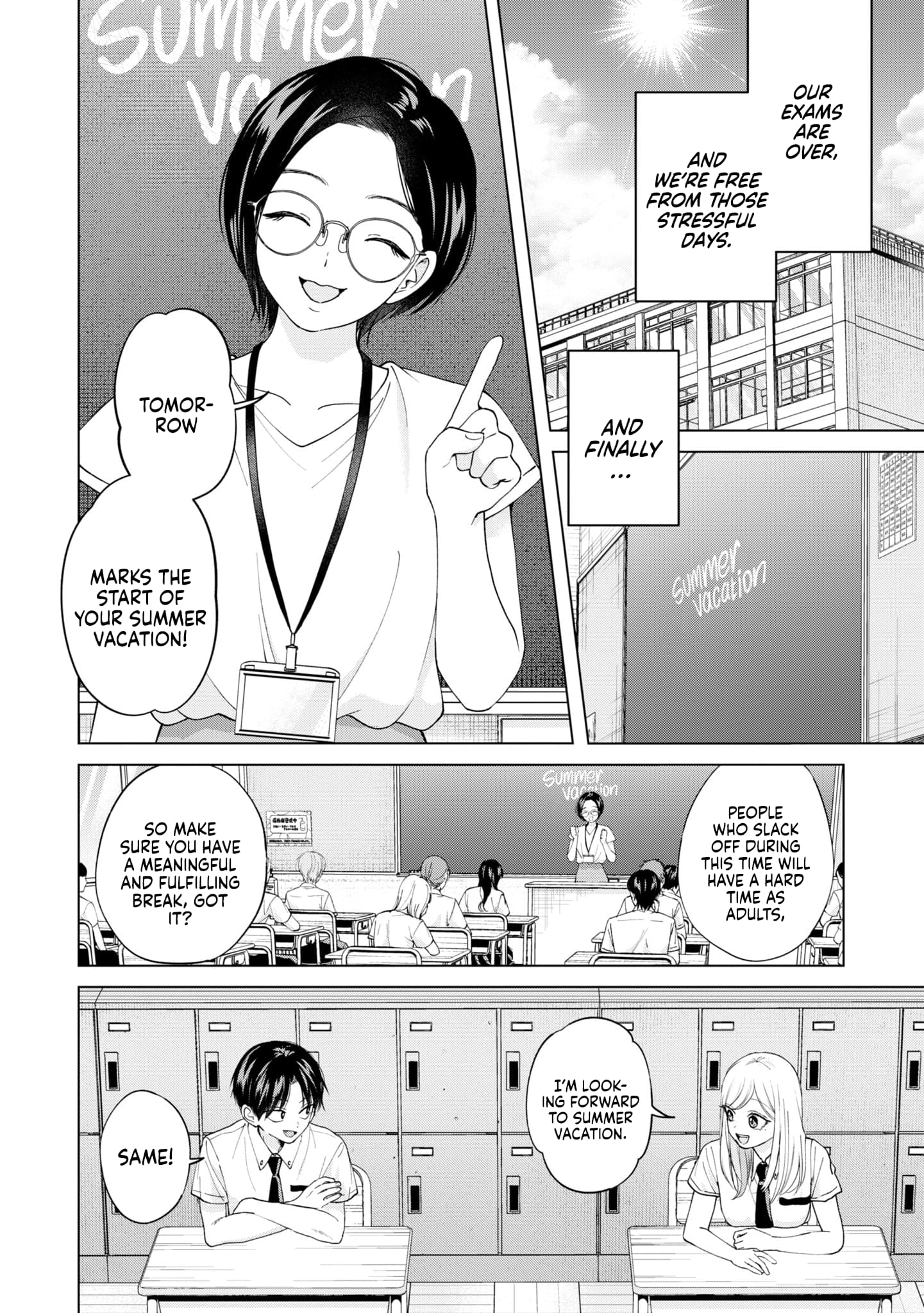 Kusunoki’s Flunking Her High School Glow-Up chapter 21 page 2