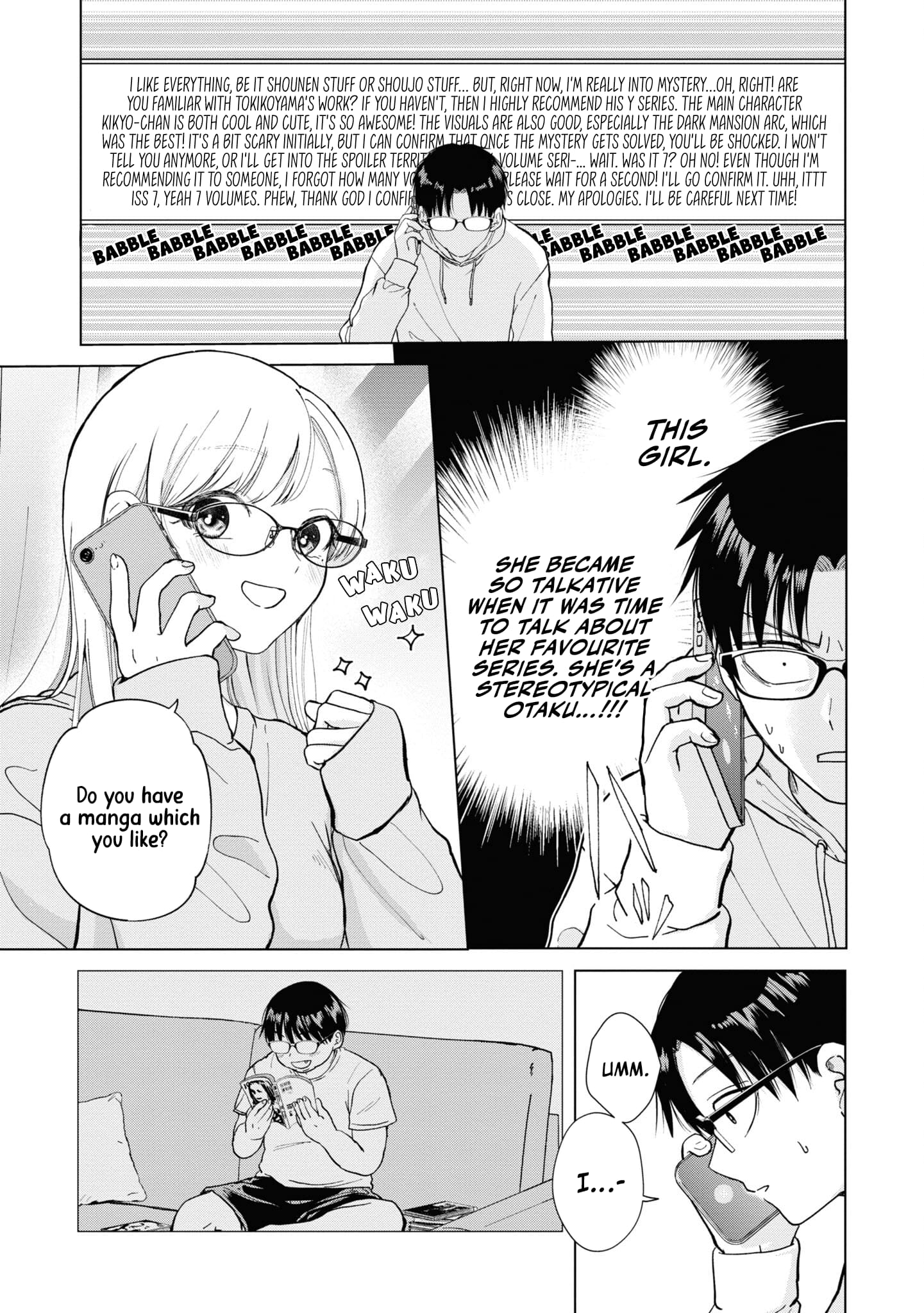 Kusunoki’s Flunking Her High School Glow-Up chapter 3 page 9