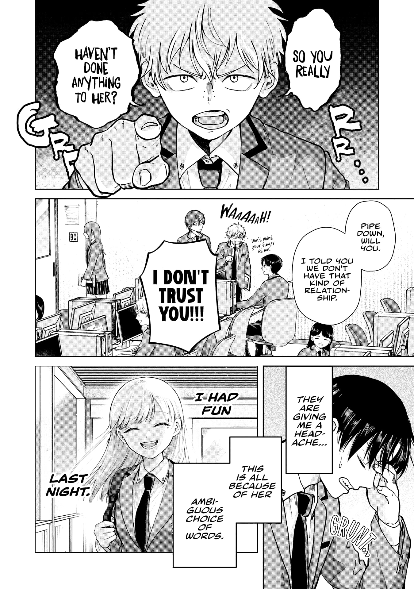 Kusunoki’s Flunking Her High School Glow-Up chapter 4 page 2