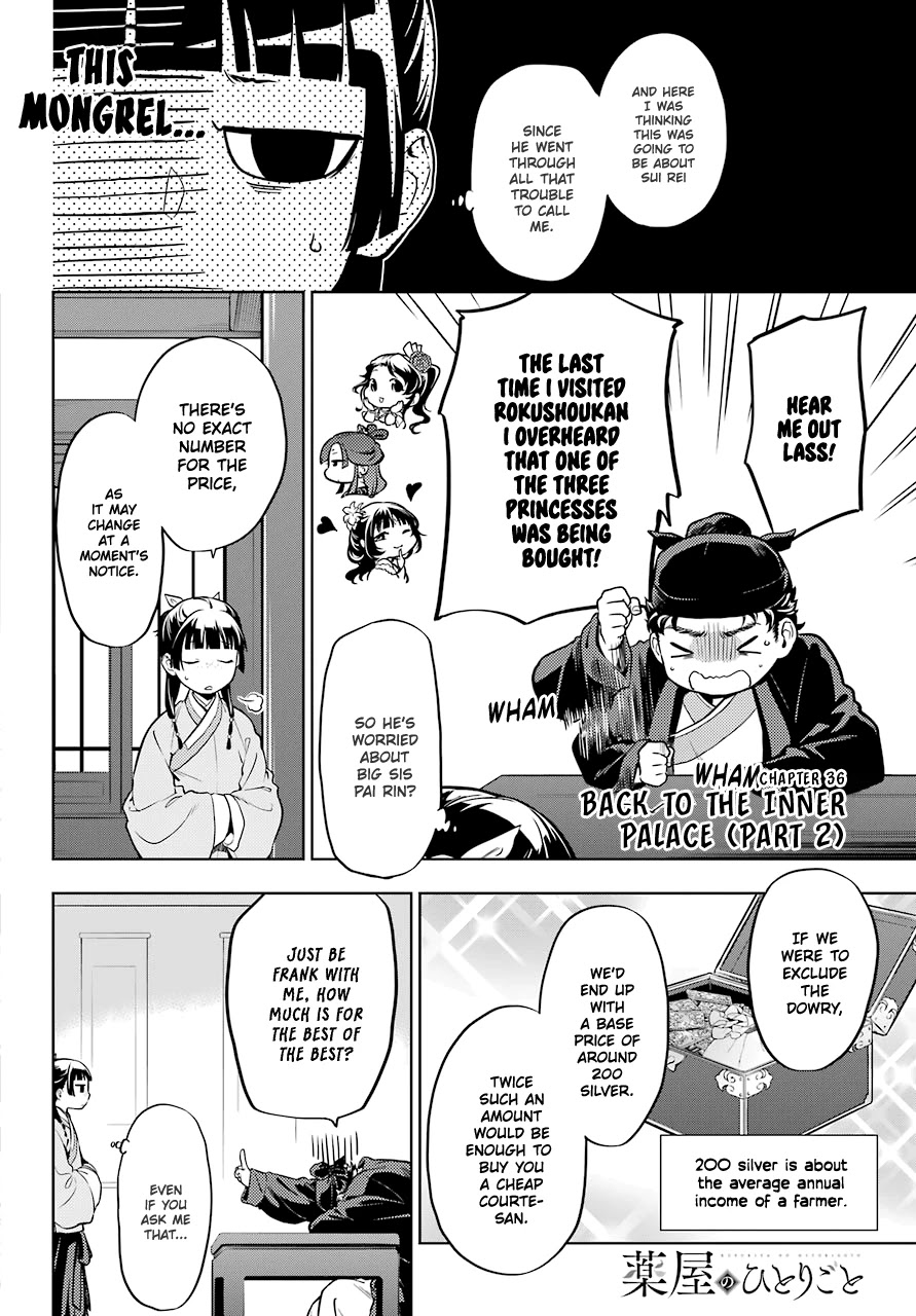 Kusuriya no Hitorigoto chapter 35.2 page 2