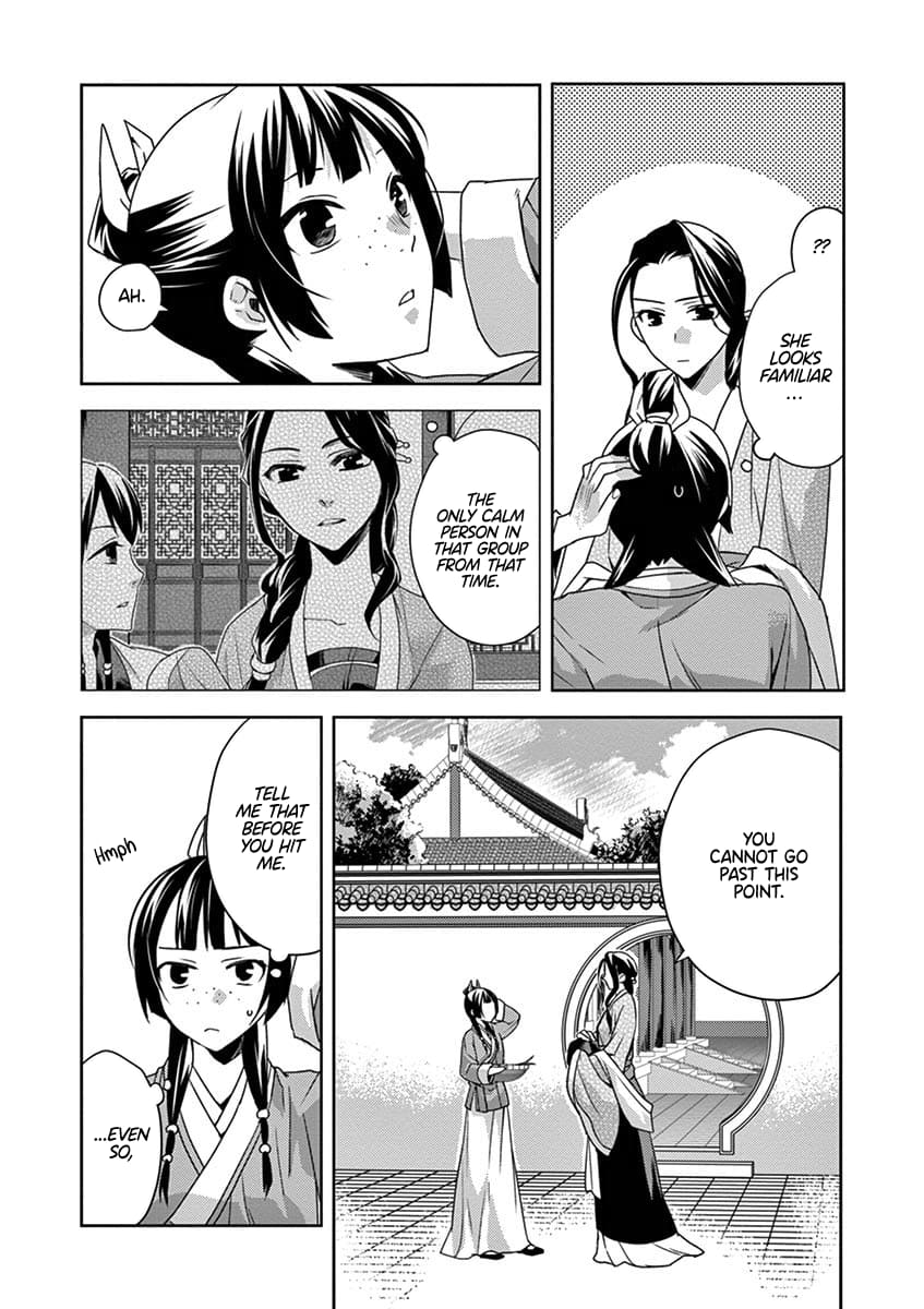 Kusuriya no Hitorigoto ~Maomao no Koukyuu Nazotoki Techou~ chapter 15 page 35