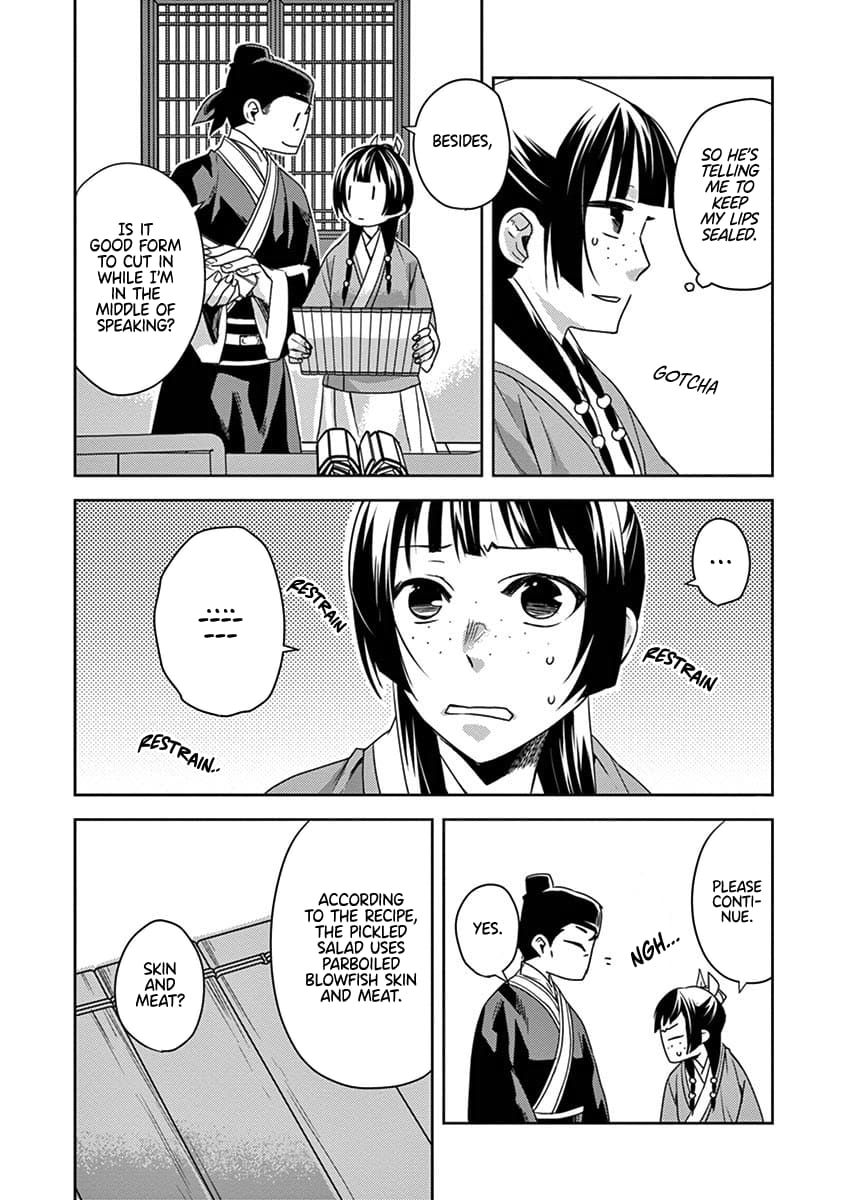 Kusuriya no Hitorigoto ~Maomao no Koukyuu Nazotoki Techou~ chapter 17 page 28