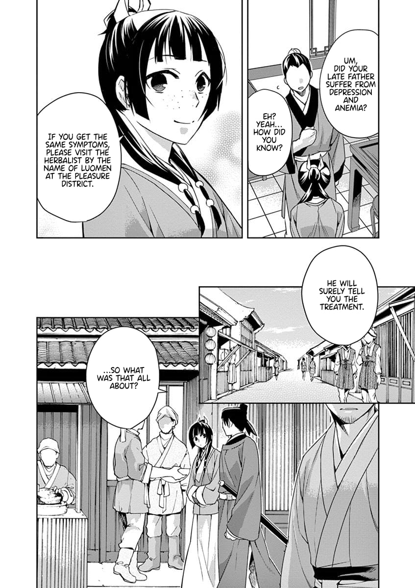 Kusuriya no Hitorigoto ~Maomao no Koukyuu Nazotoki Techou~ chapter 19 page 38
