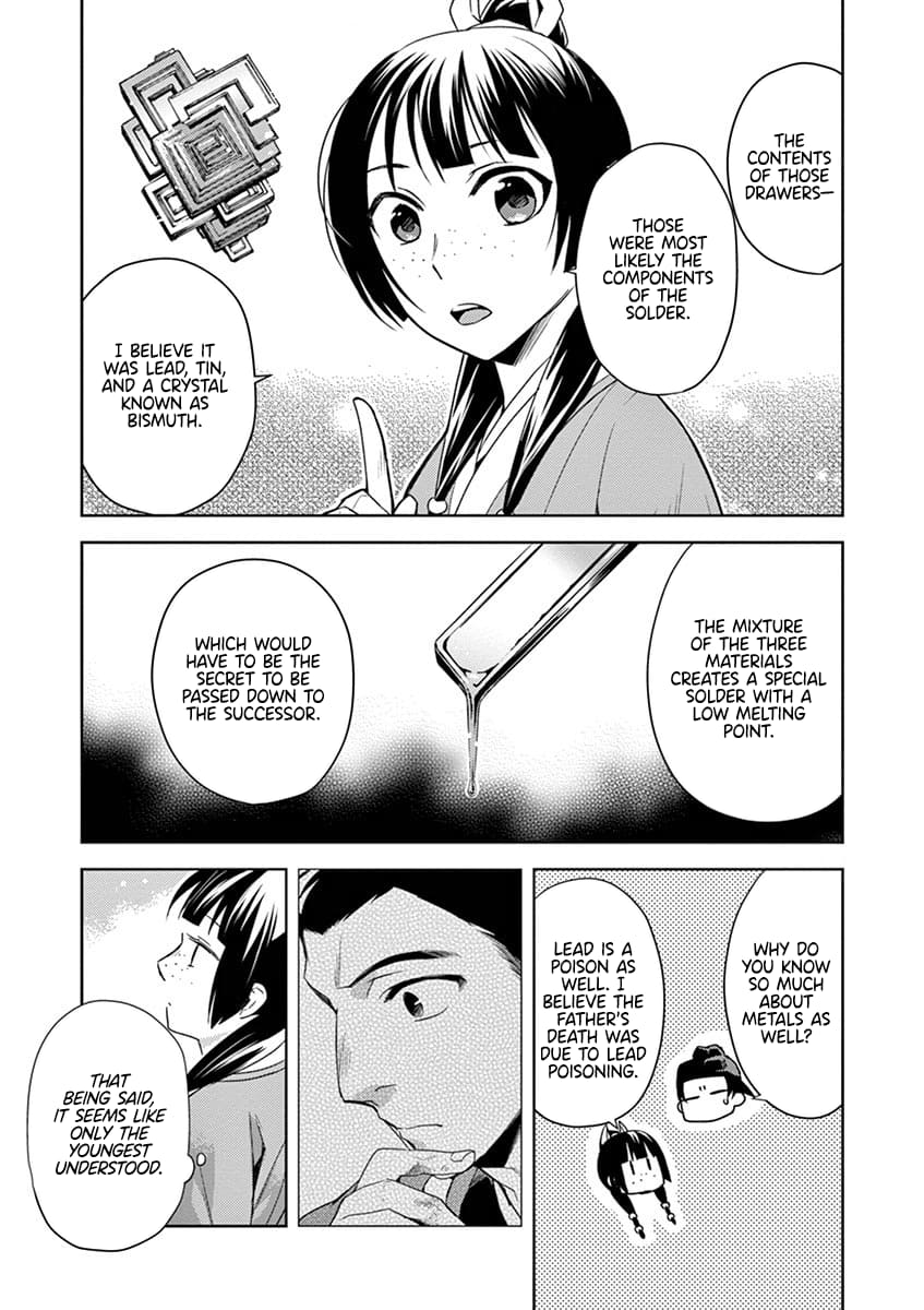 Kusuriya no Hitorigoto ~Maomao no Koukyuu Nazotoki Techou~ chapter 19 page 39