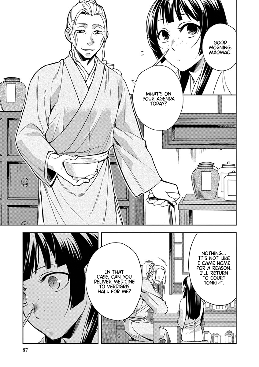 Kusuriya no Hitorigoto ~Maomao no Koukyuu Nazotoki Techou~ chapter 21 page 3