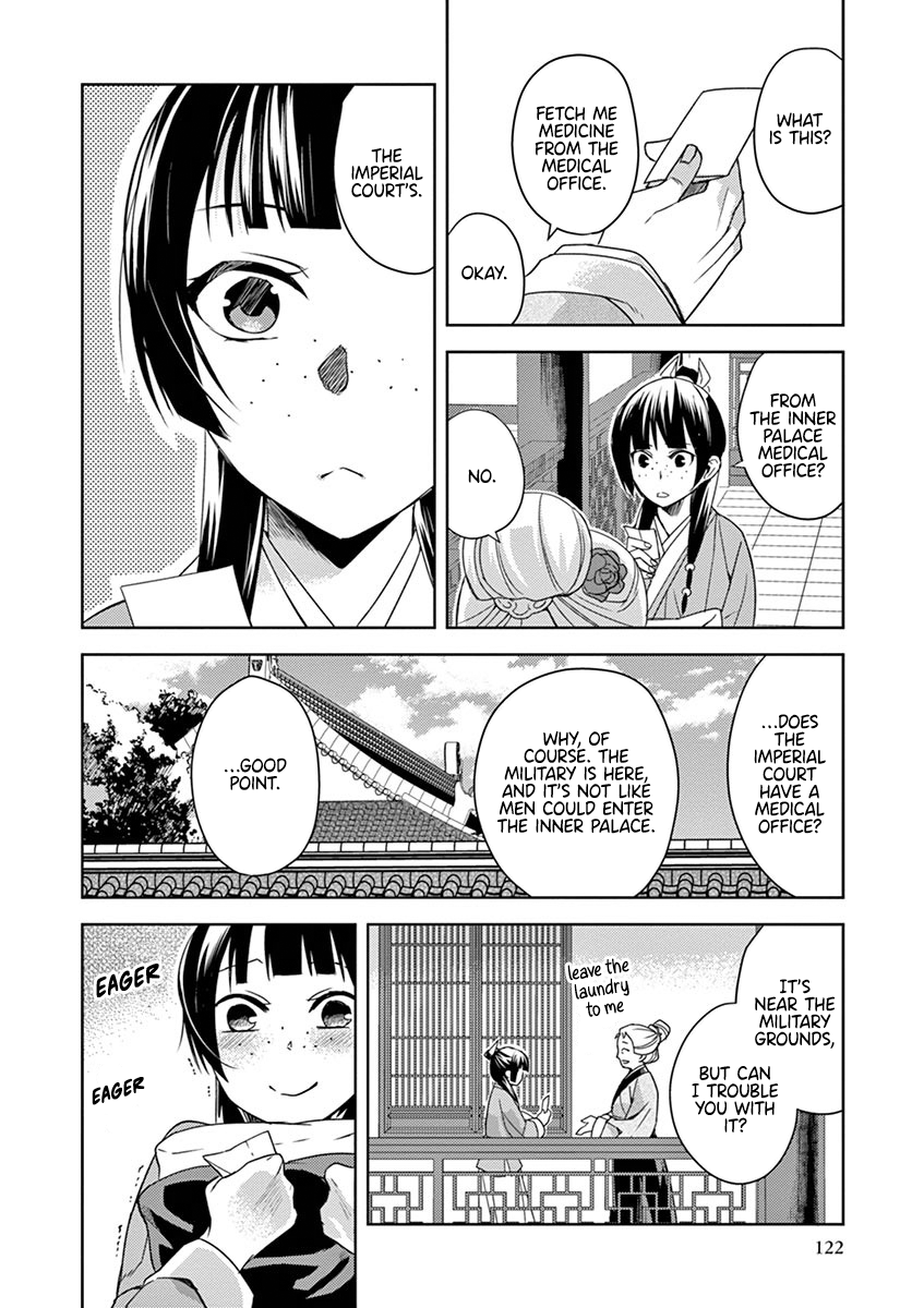 Kusuriya no Hitorigoto ~Maomao no Koukyuu Nazotoki Techou~ chapter 21 page 38