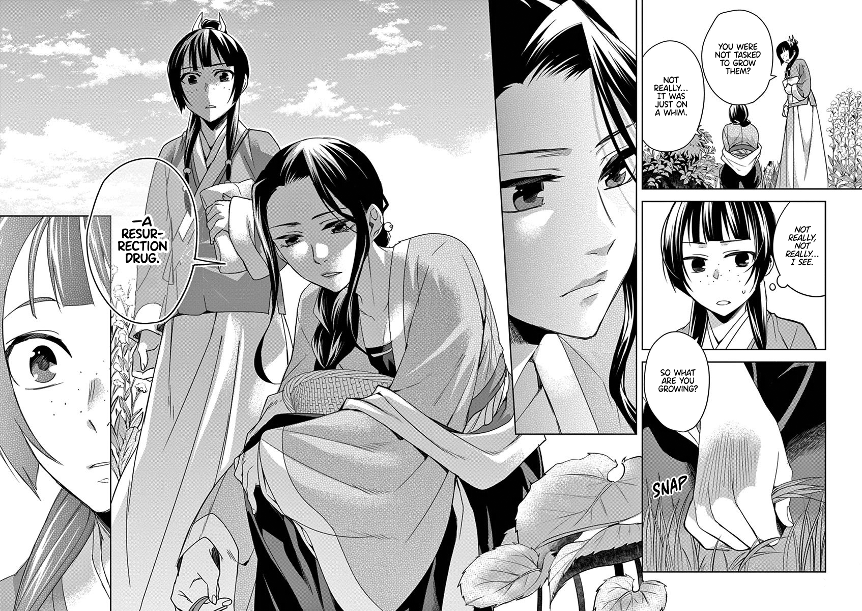 Kusuriya no Hitorigoto ~Maomao no Koukyuu Nazotoki Techou~ chapter 22 page 13