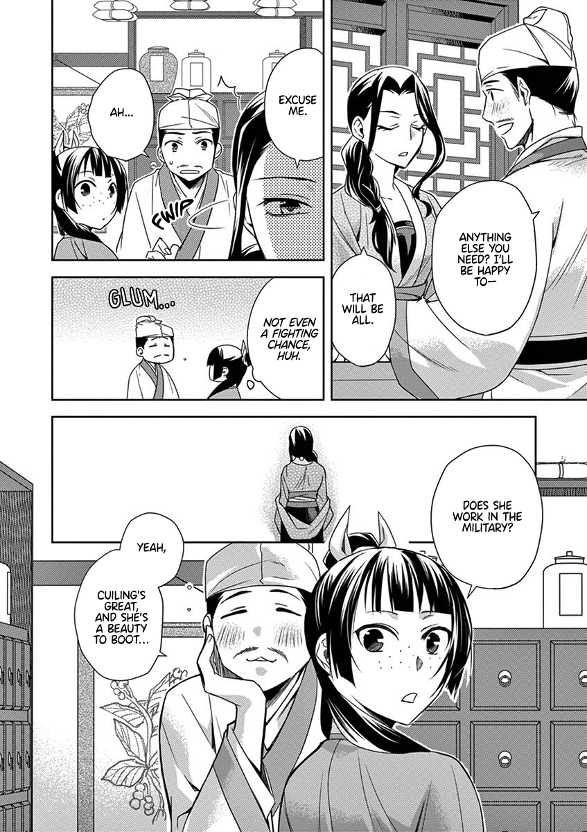 Kusuriya no Hitorigoto ~Maomao no Koukyuu Nazotoki Techou~ chapter 22 page 4