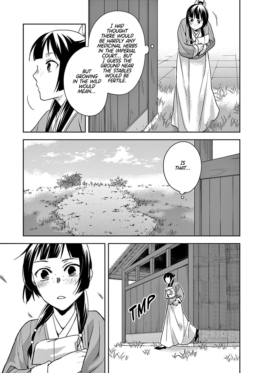 Kusuriya no Hitorigoto ~Maomao no Koukyuu Nazotoki Techou~ chapter 22 page 9