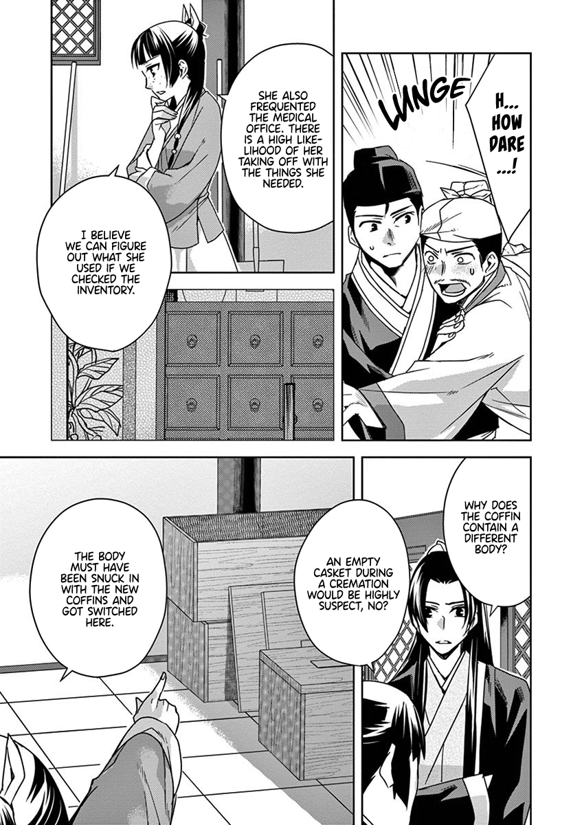 Kusuriya no Hitorigoto ~Maomao no Koukyuu Nazotoki Techou~ chapter 24 page 18