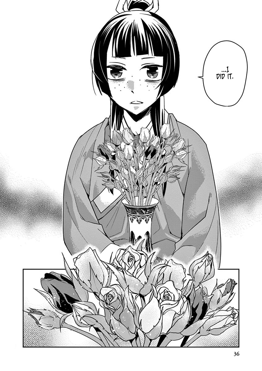 Kusuriya no Hitorigoto ~Maomao no Koukyuu Nazotoki Techou~ chapter 27 page 36