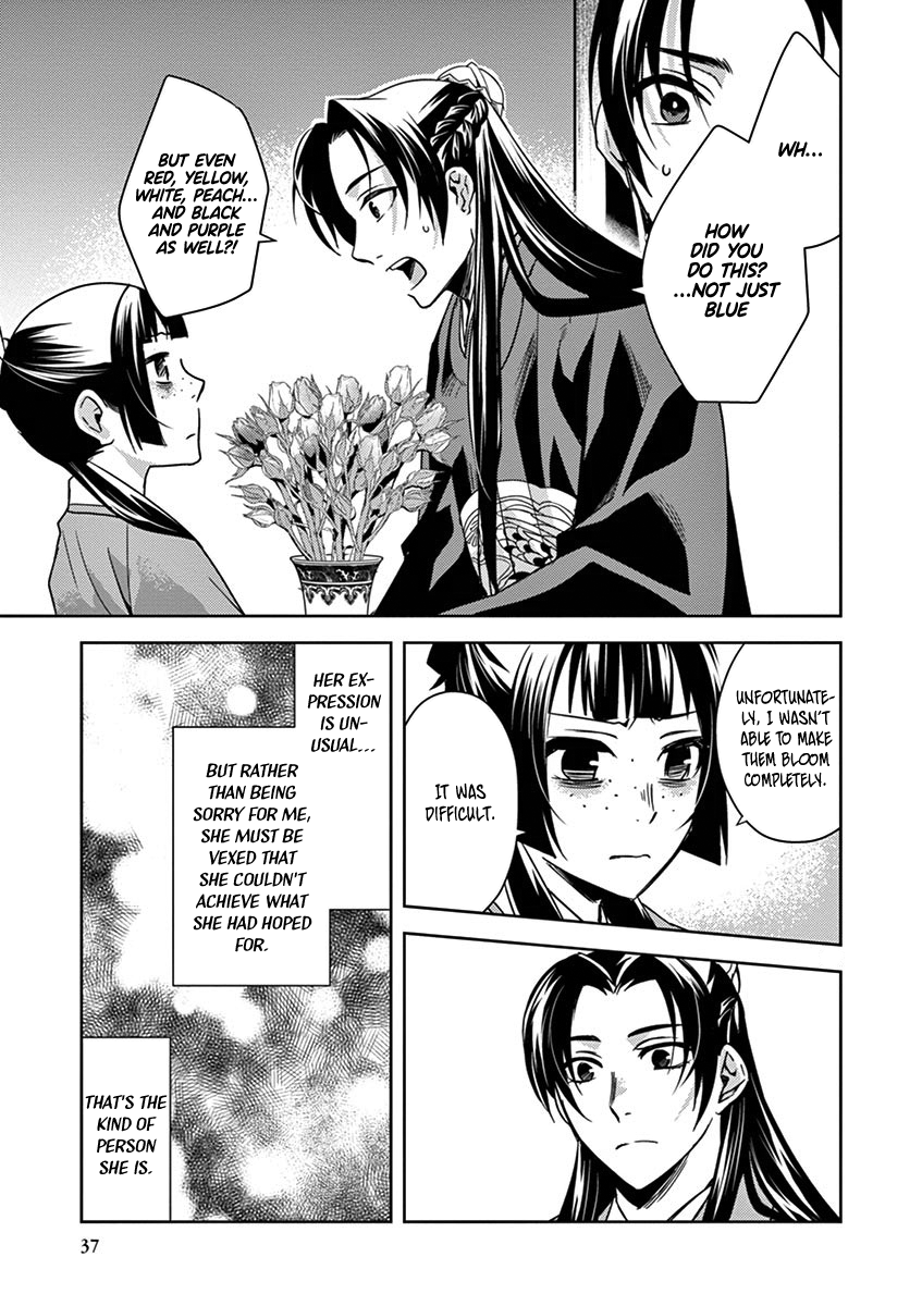 Kusuriya no Hitorigoto ~Maomao no Koukyuu Nazotoki Techou~ chapter 27 page 37