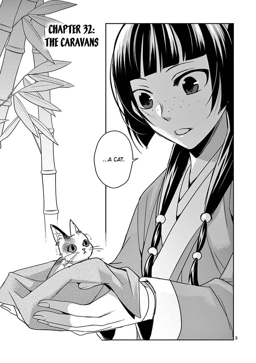 Kusuriya no Hitorigoto ~Maomao no Koukyuu Nazotoki Techou~ chapter 32 page 3