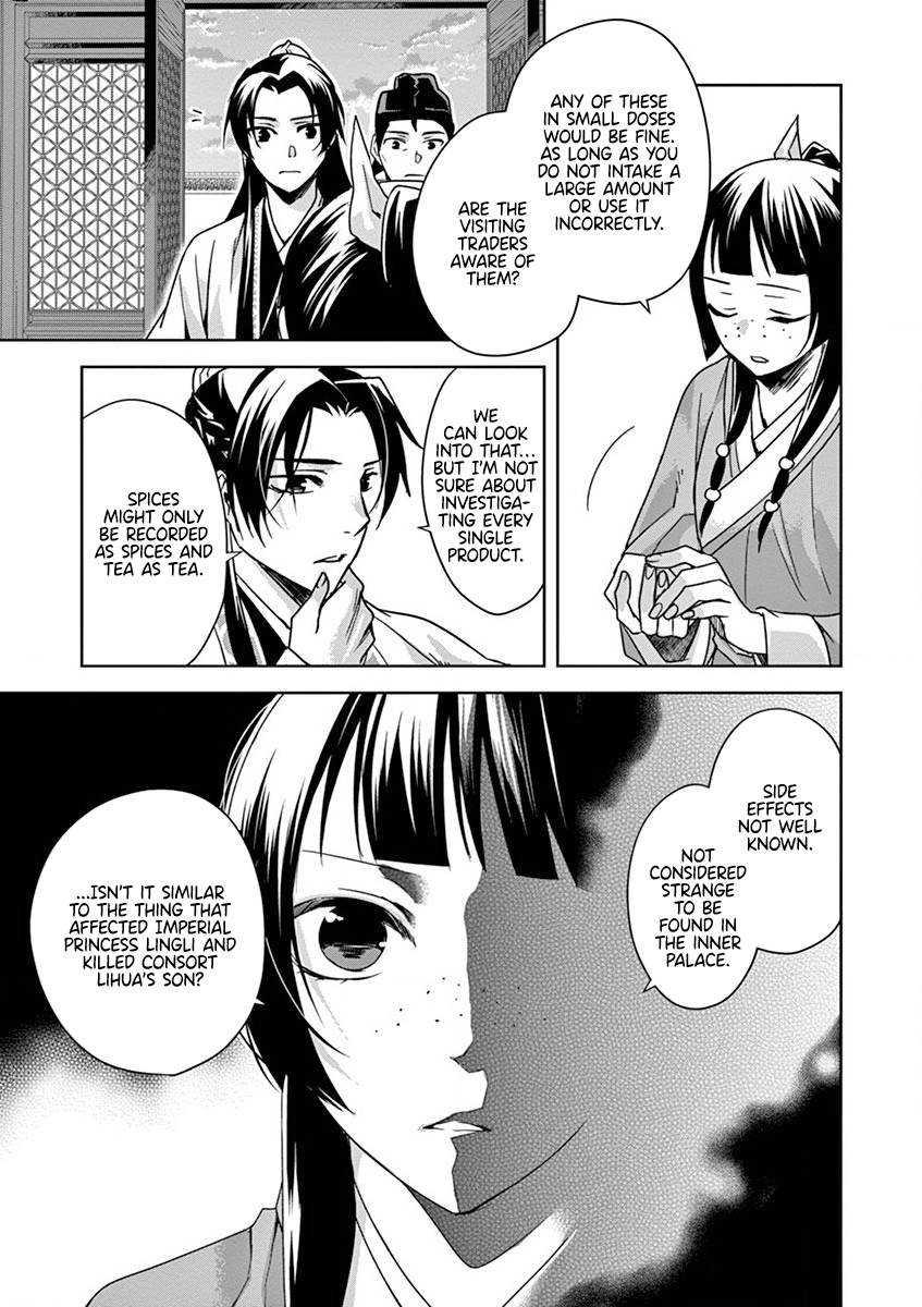 Kusuriya no Hitorigoto ~Maomao no Koukyuu Nazotoki Techou~ chapter 33 page 21