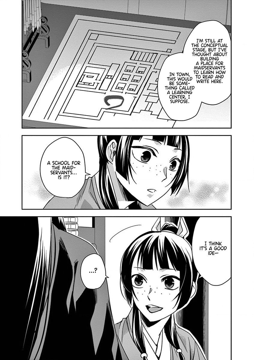 Kusuriya no Hitorigoto ~Maomao no Koukyuu Nazotoki Techou~ chapter 34 page 13