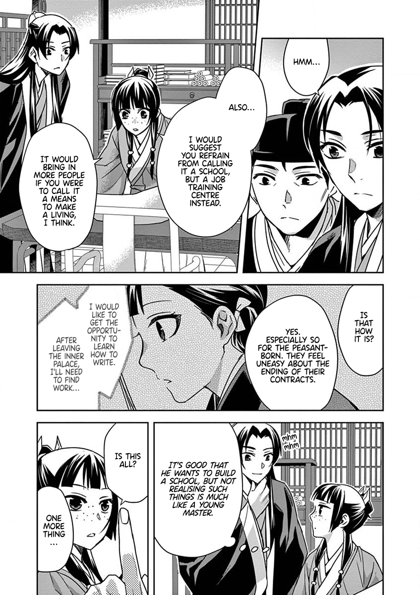 Kusuriya no Hitorigoto ~Maomao no Koukyuu Nazotoki Techou~ chapter 34 page 17