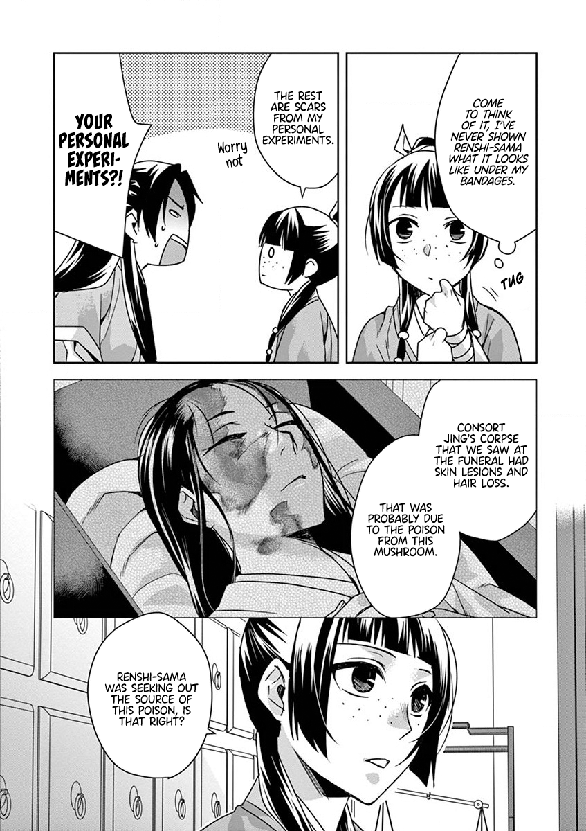 Kusuriya no Hitorigoto ~Maomao no Koukyuu Nazotoki Techou~ chapter 35 page 10