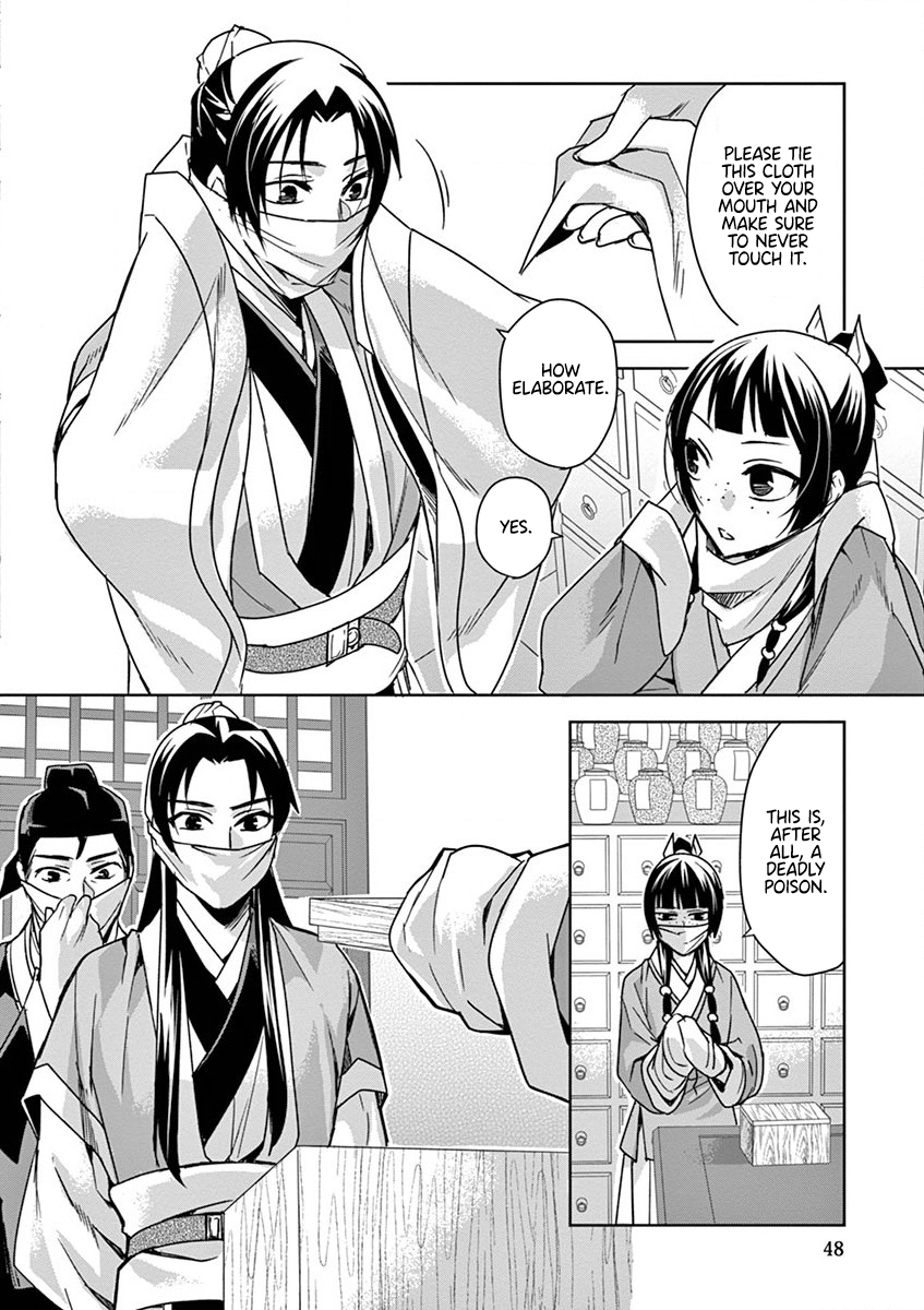 Kusuriya no Hitorigoto ~Maomao no Koukyuu Nazotoki Techou~ chapter 35 page 6