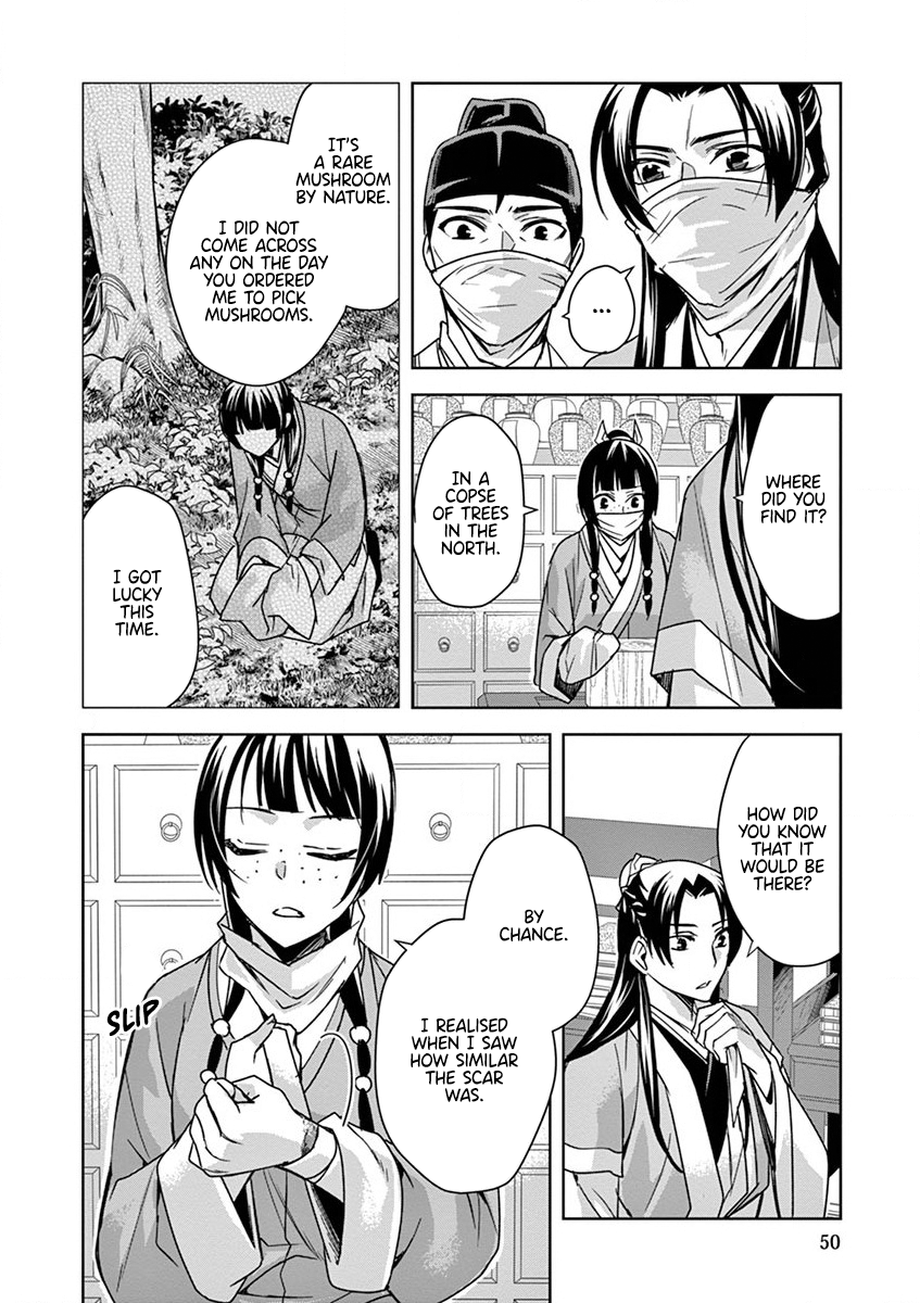 Kusuriya no Hitorigoto ~Maomao no Koukyuu Nazotoki Techou~ chapter 35 page 8