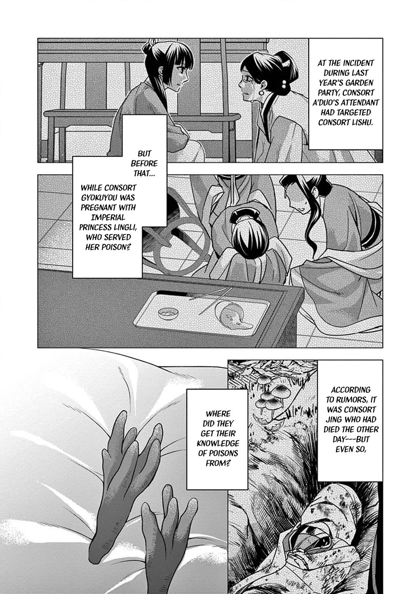Kusuriya no Hitorigoto ~Maomao no Koukyuu Nazotoki Techou~ chapter 39 page 8