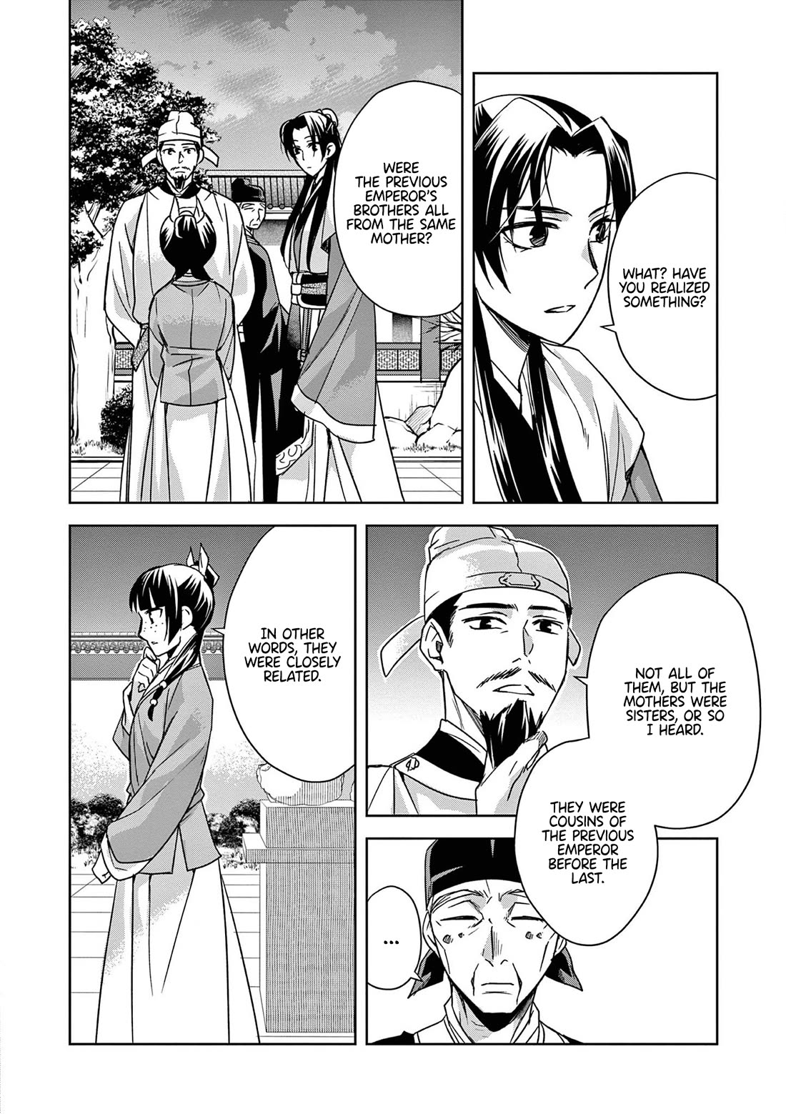 Kusuriya no Hitorigoto ~Maomao no Koukyuu Nazotoki Techou~ chapter 43 page 4