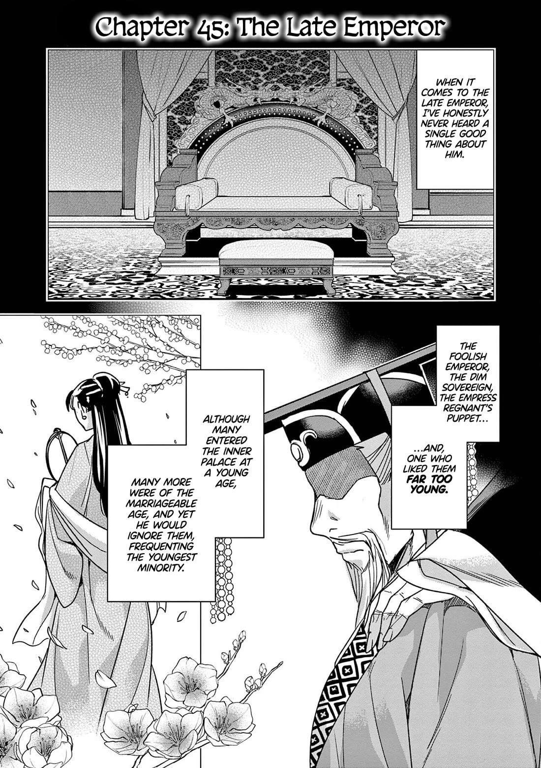 Kusuriya no Hitorigoto ~Maomao no Koukyuu Nazotoki Techou~ chapter 45 page 1