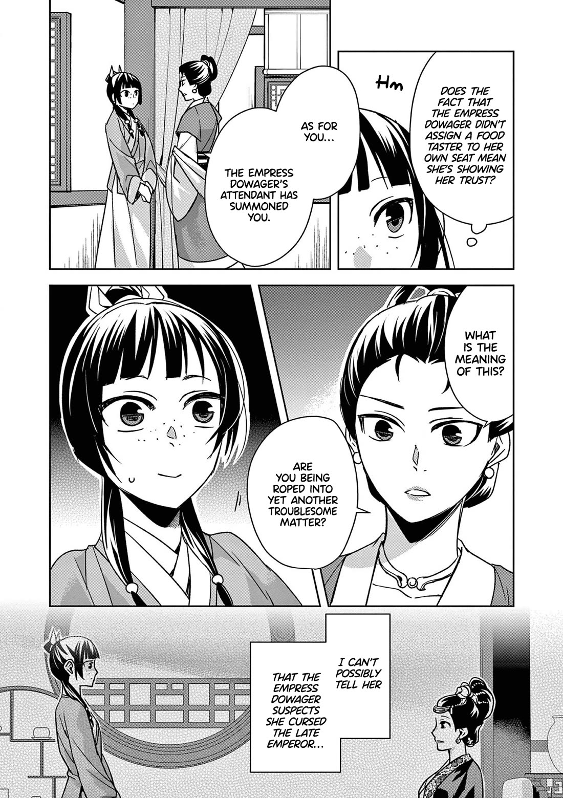 Kusuriya no Hitorigoto ~Maomao no Koukyuu Nazotoki Techou~ chapter 45 page 9