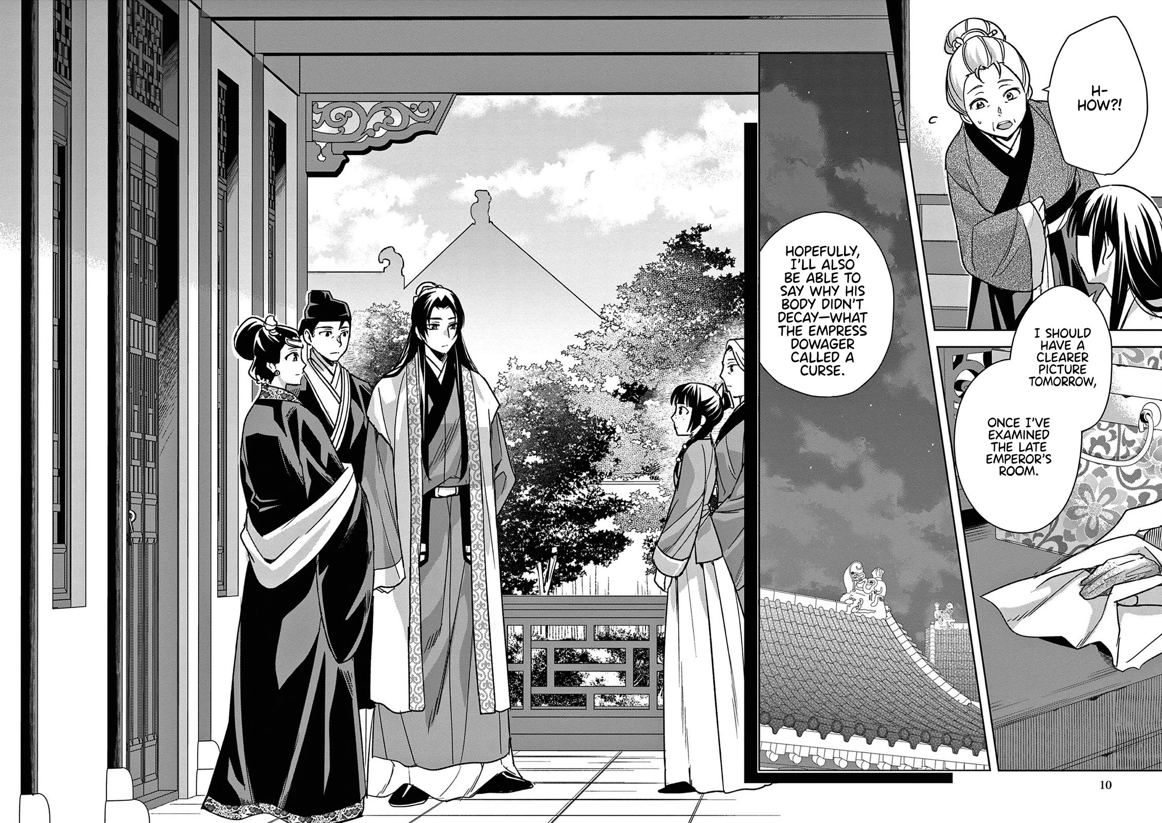 Kusuriya no Hitorigoto ~Maomao no Koukyuu Nazotoki Techou~ chapter 46 page 10